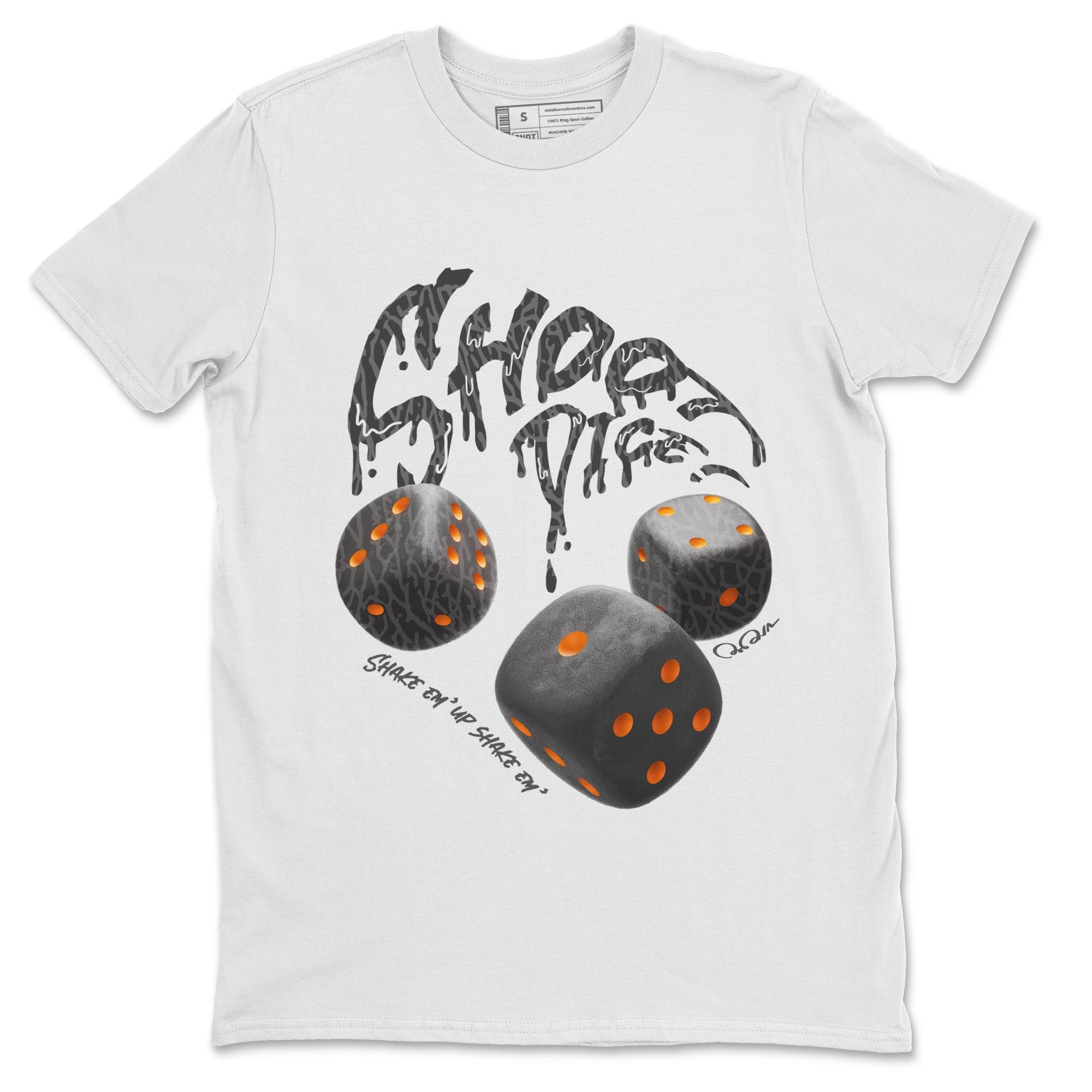 Shoot Dice snkmatch Tee - Air Jordan 3 Fear