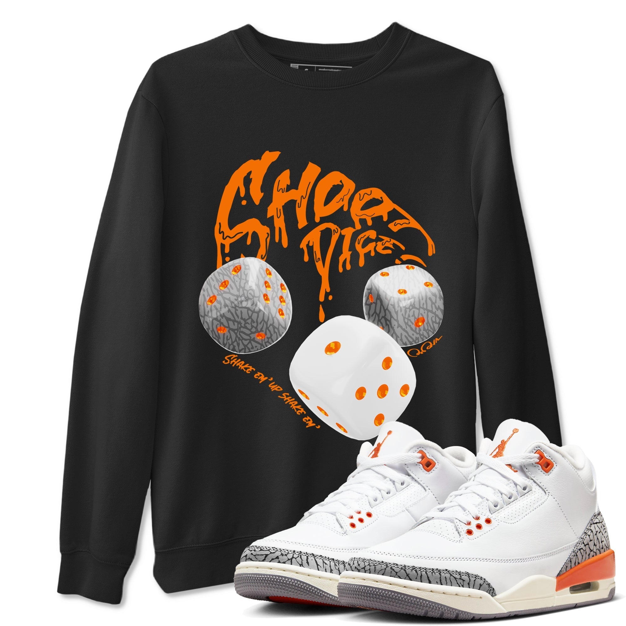 Shoot Dice snkmatch Tees - Air Jordan 3 Georgia Peach