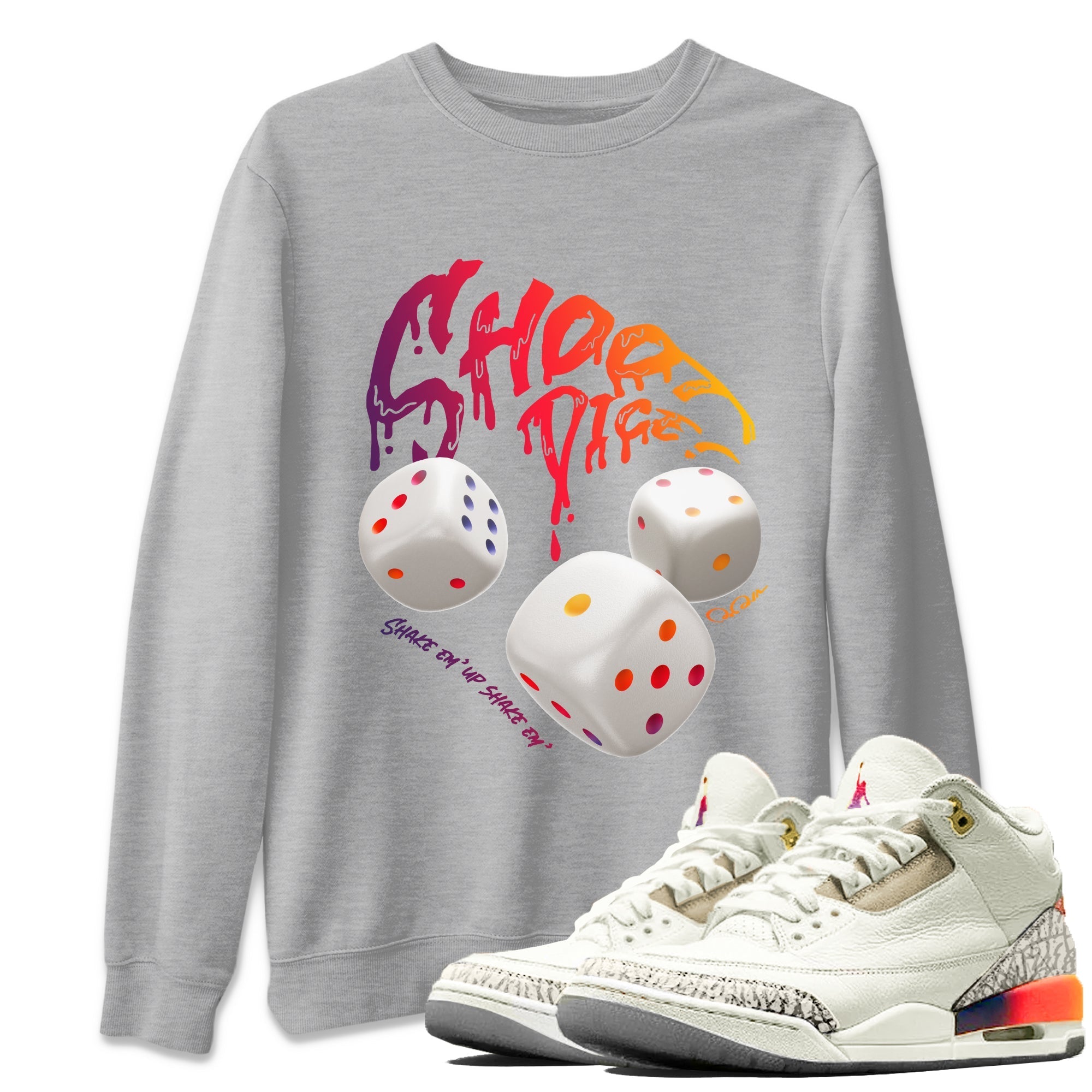 Shoot Dice snkmatch Tee - Air Jordan 3 J Balvin