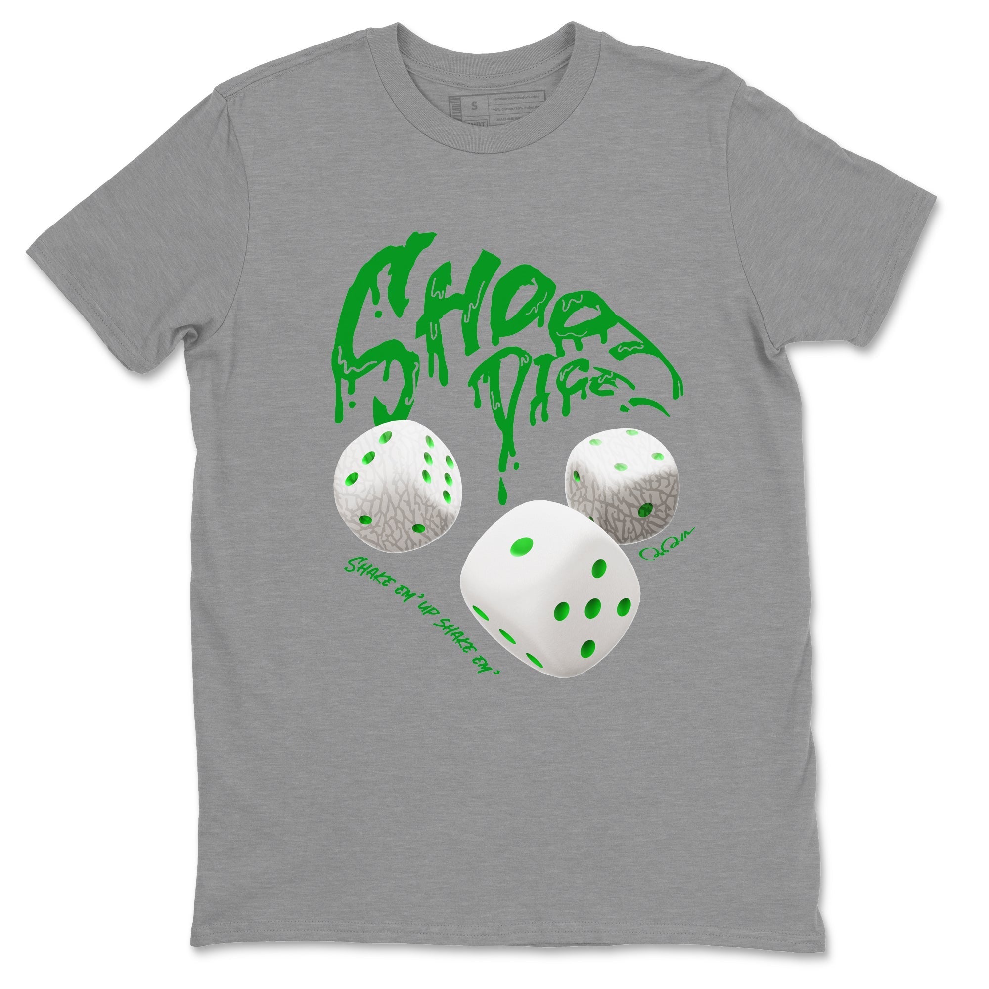 Shoot Dice Unisex Tops - Air Jordan 3 Lucky Green