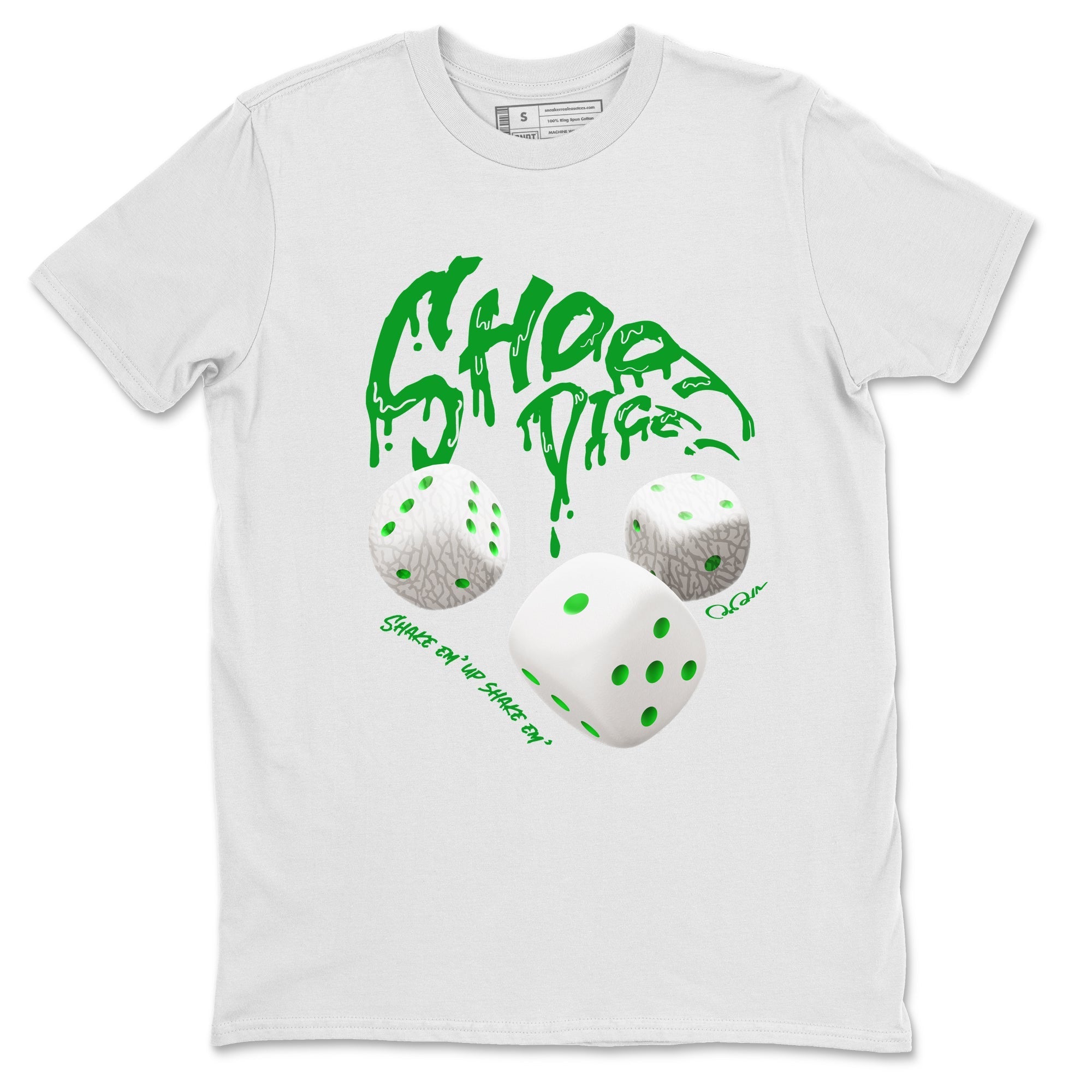Shoot Dice Unisex Tops - Air Jordan 3 Lucky Green