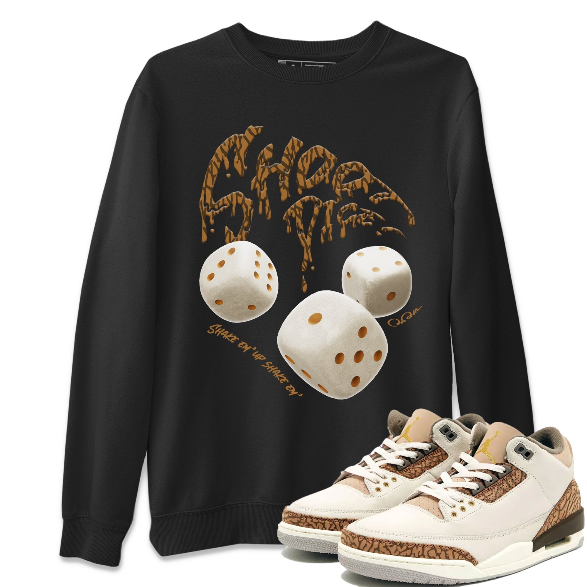 Shoot Dice Unisex Tops - Air Jordan 3 Palomino