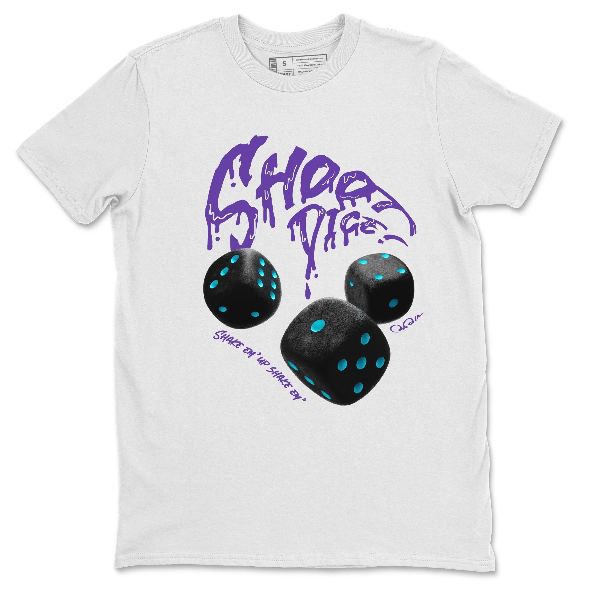 Shoot Dice Unisex Tops - Air Jordan 6 Aqua