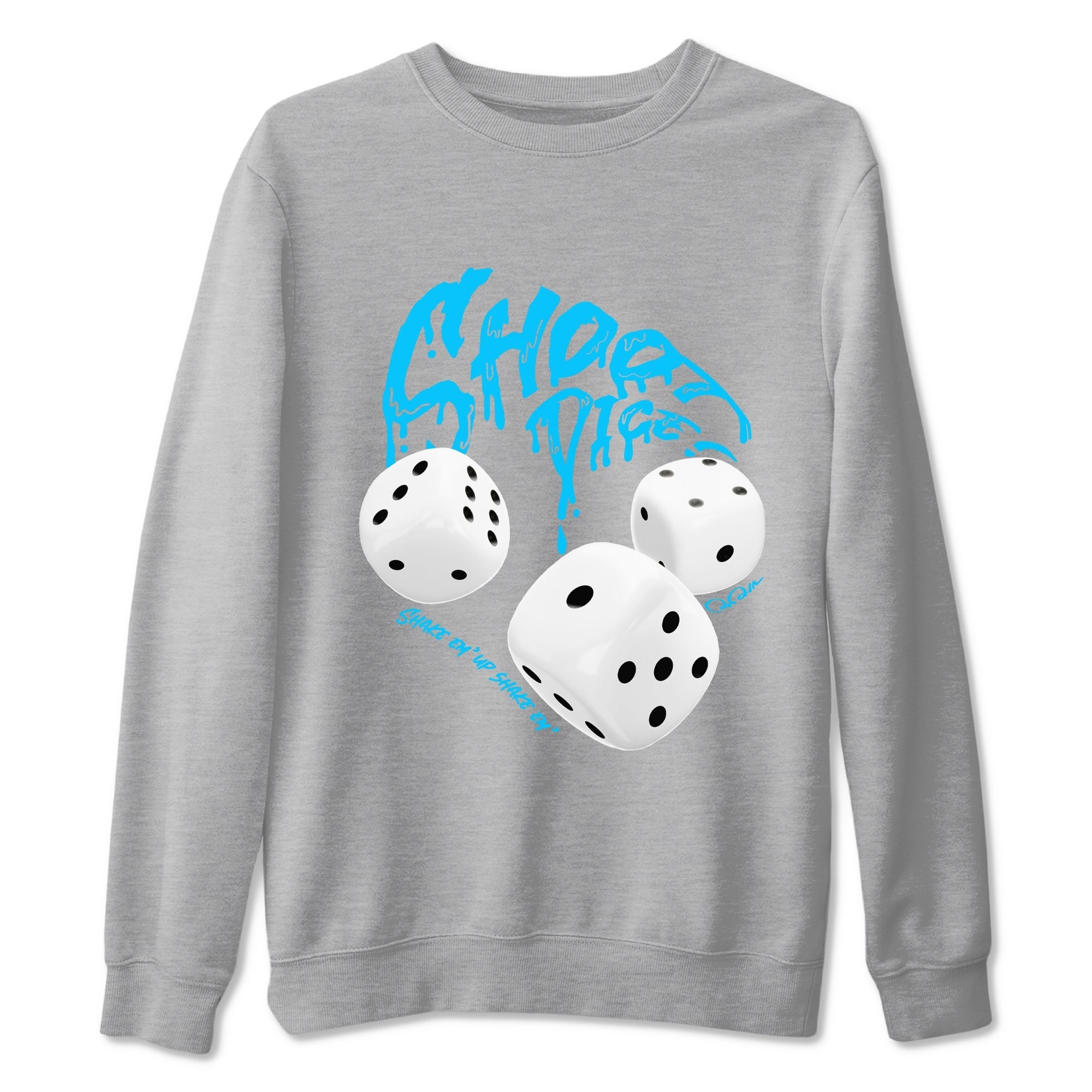 Shoot Dice snkmatch Tees - Air Jordan 9 Powder Blue