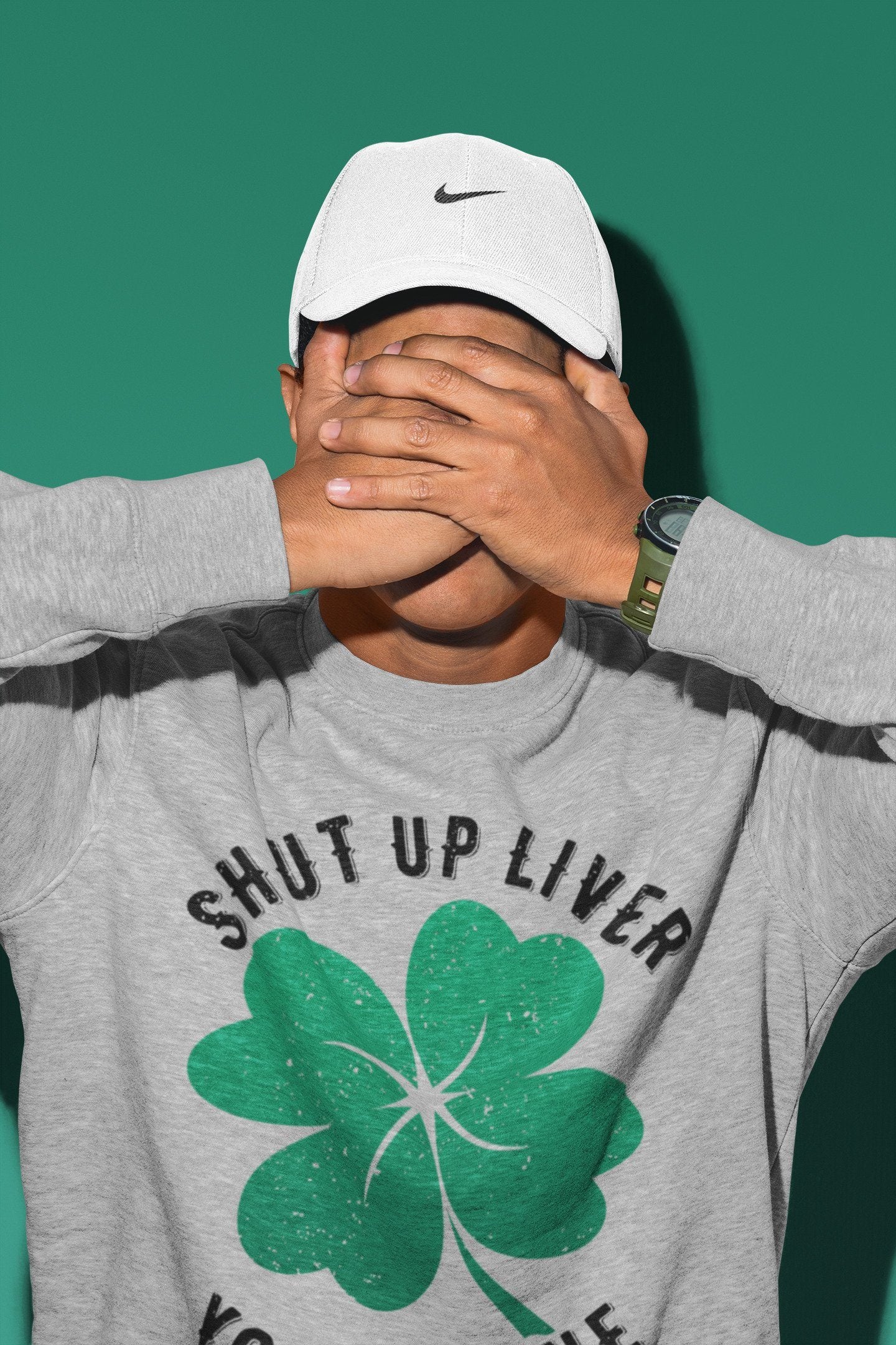 Shut Up Liver You're Fine Unisex Tops - Air Jordan 13 Lucky Green