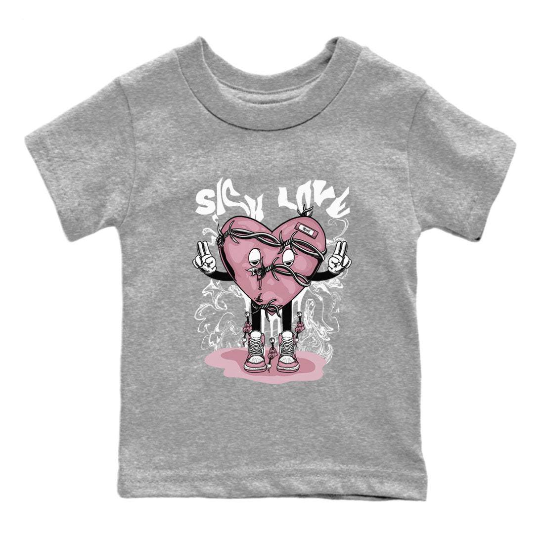 Sick Love snkmatch Tee Kids - Air Jordan 1 Mauve