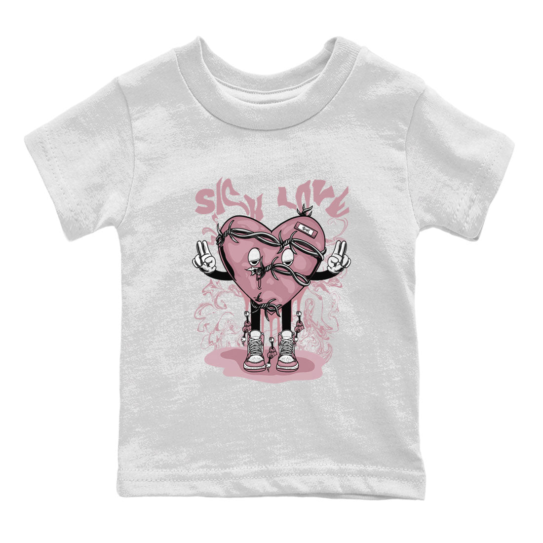 Sick Love snkmatch Tee Kids - Air Jordan 1 Mauve
