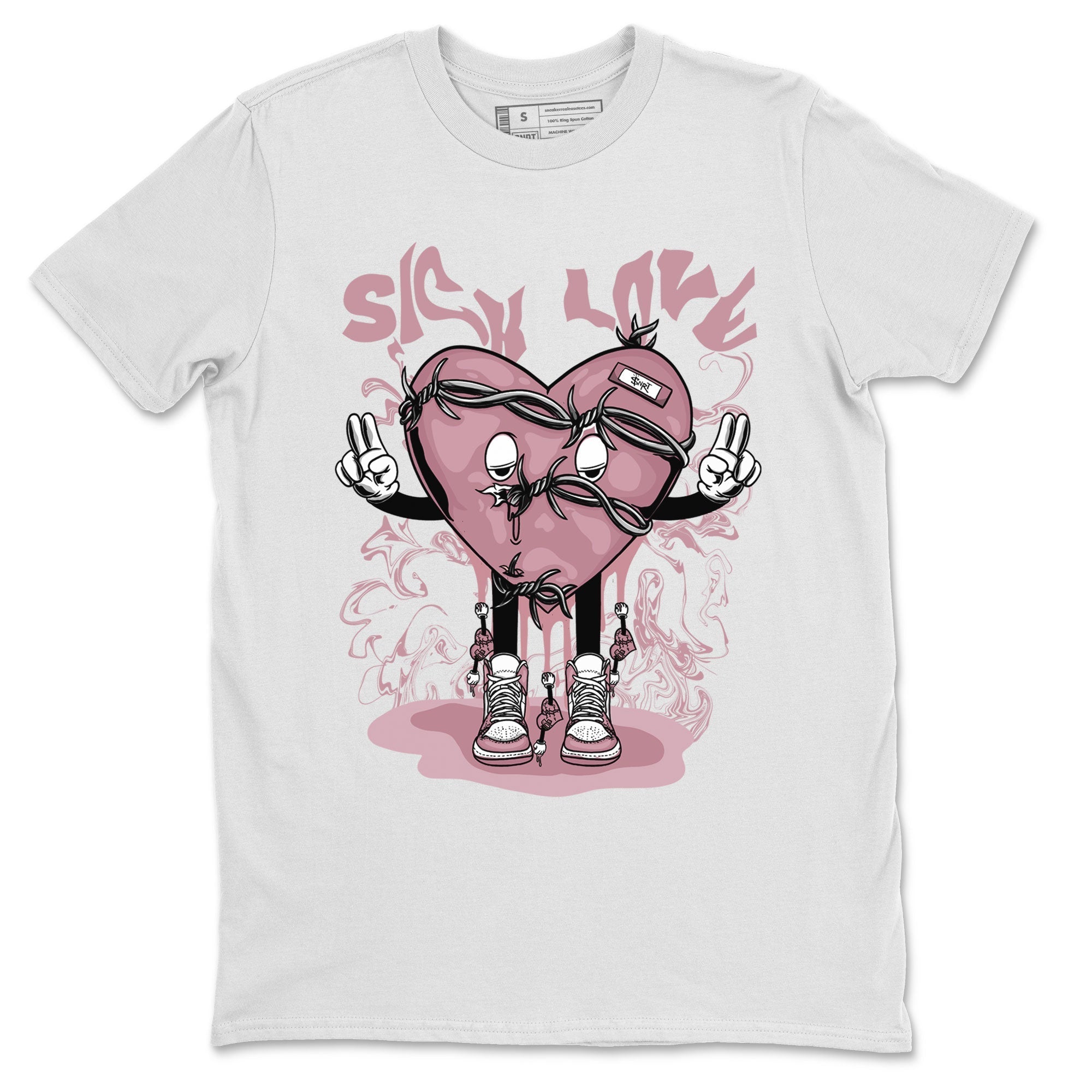 Sick Love snkmatch Tee - Air Jordan 1 Mauve