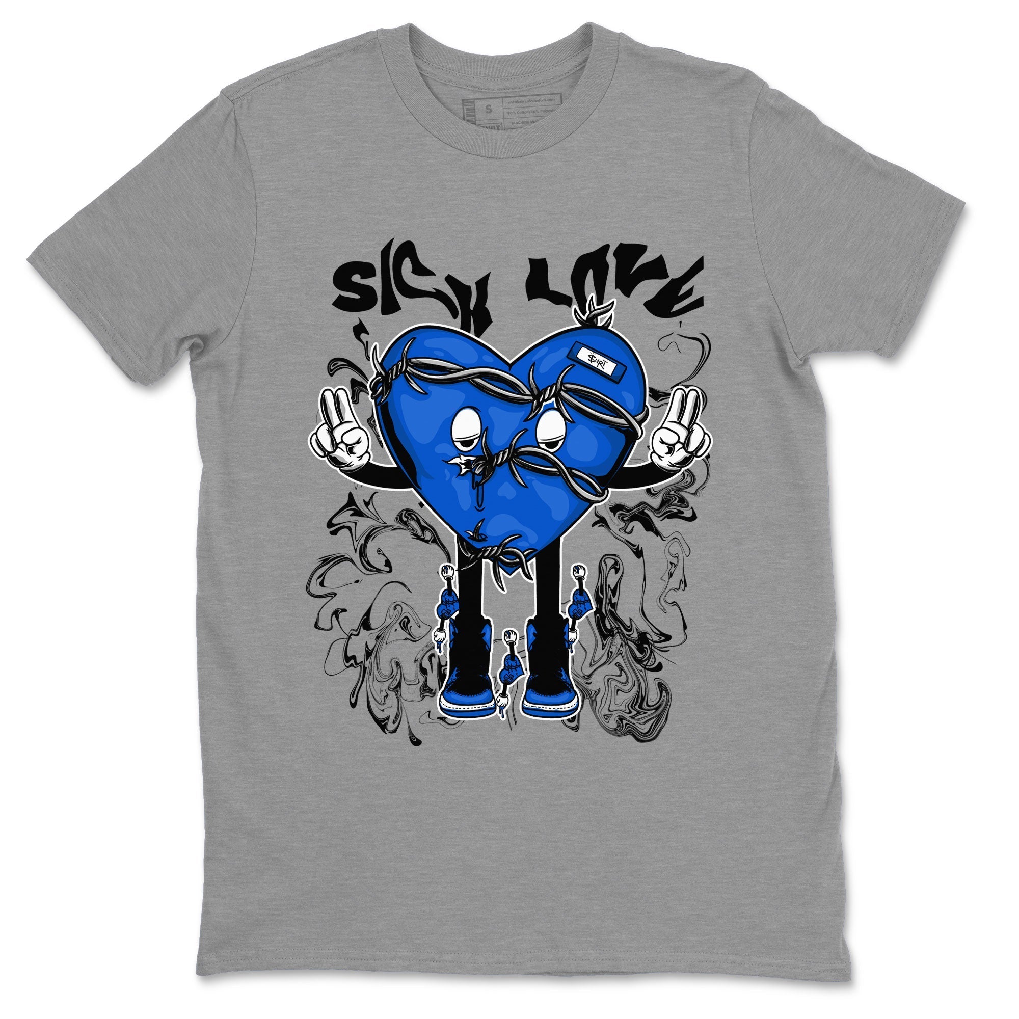 Sick Love snkmatch Tee - Air Jordan 1 Royal Reimagined