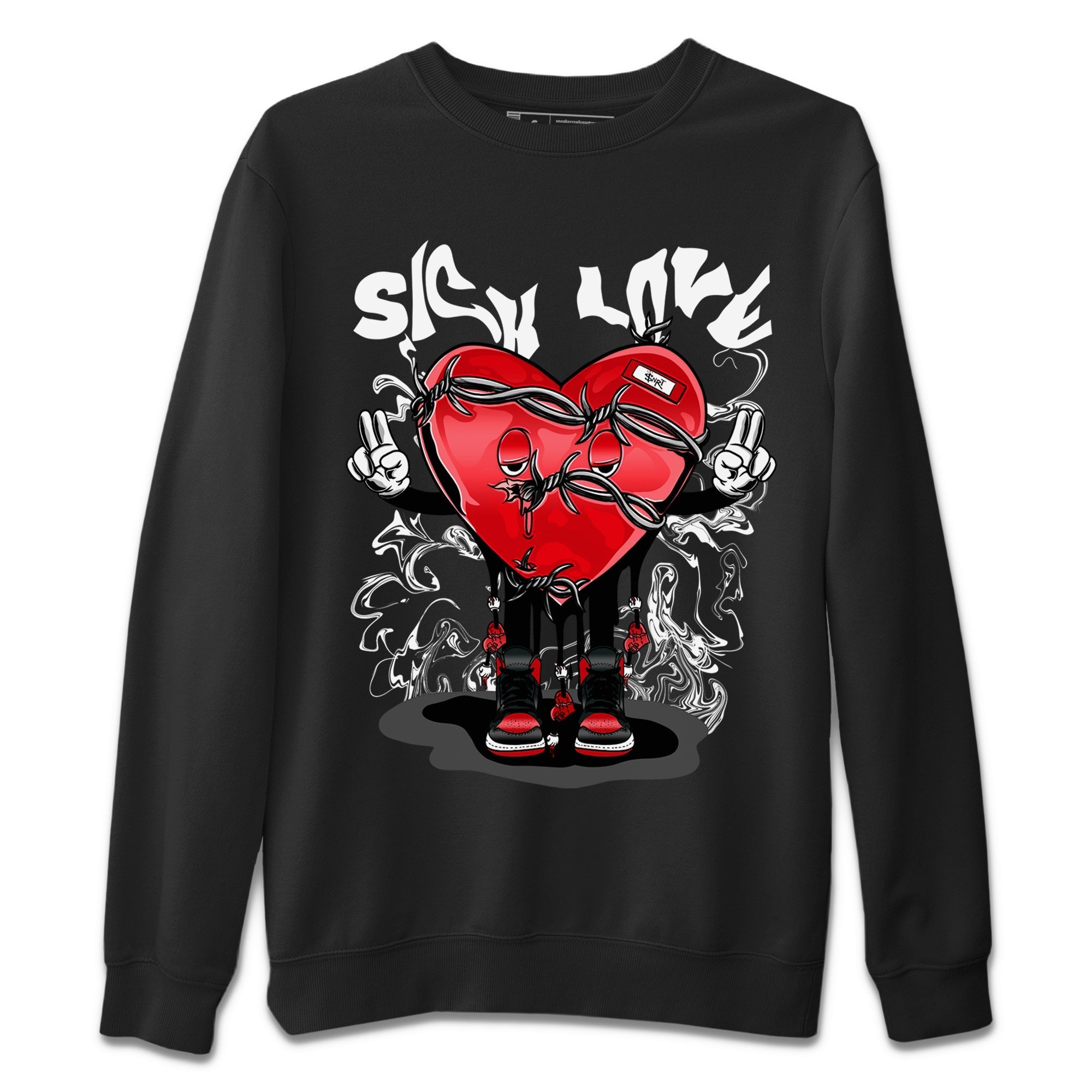 Sick Love Unisex Tops - Air Jordan 1 Satin Bred