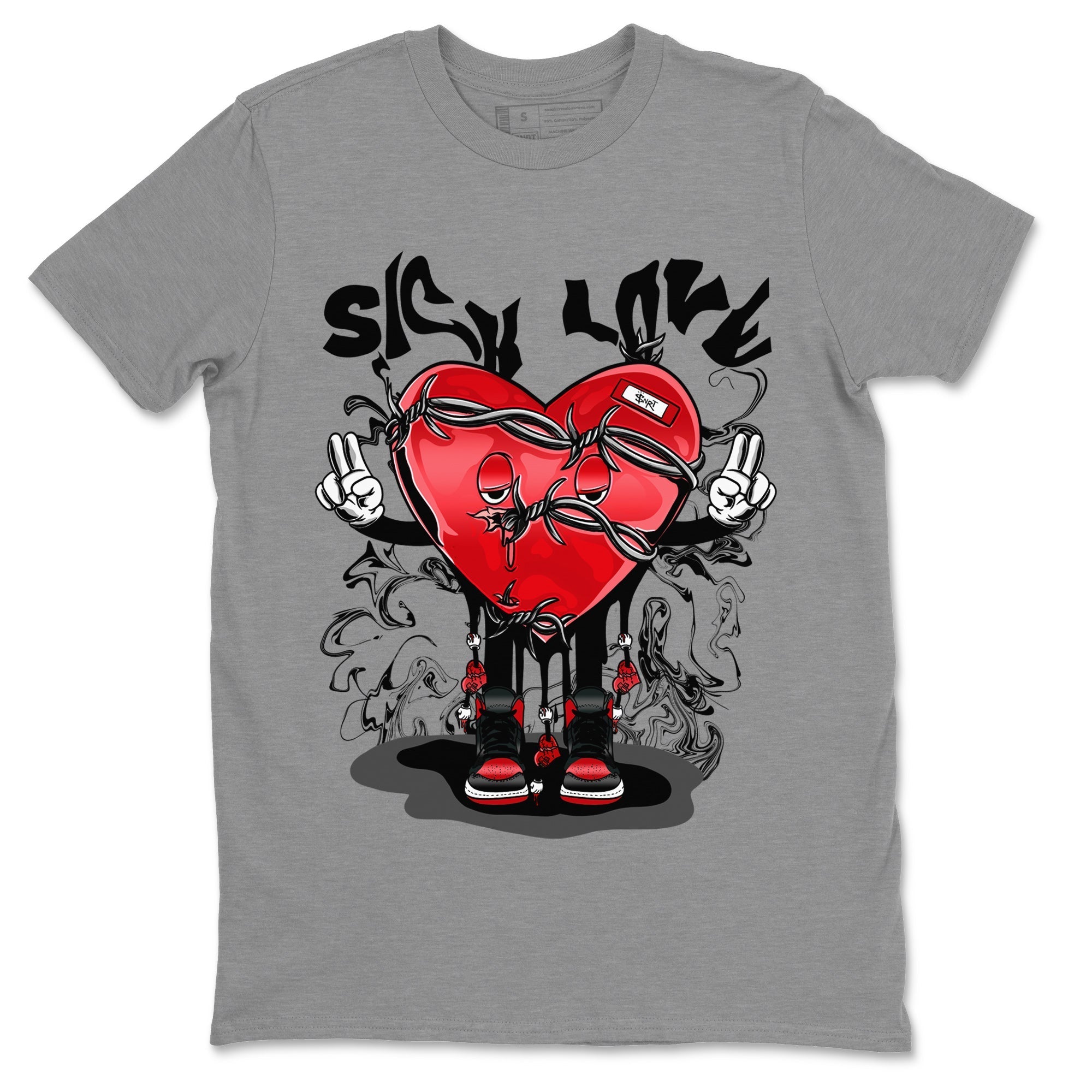Sick Love Unisex Tops - Air Jordan 1 Satin Bred