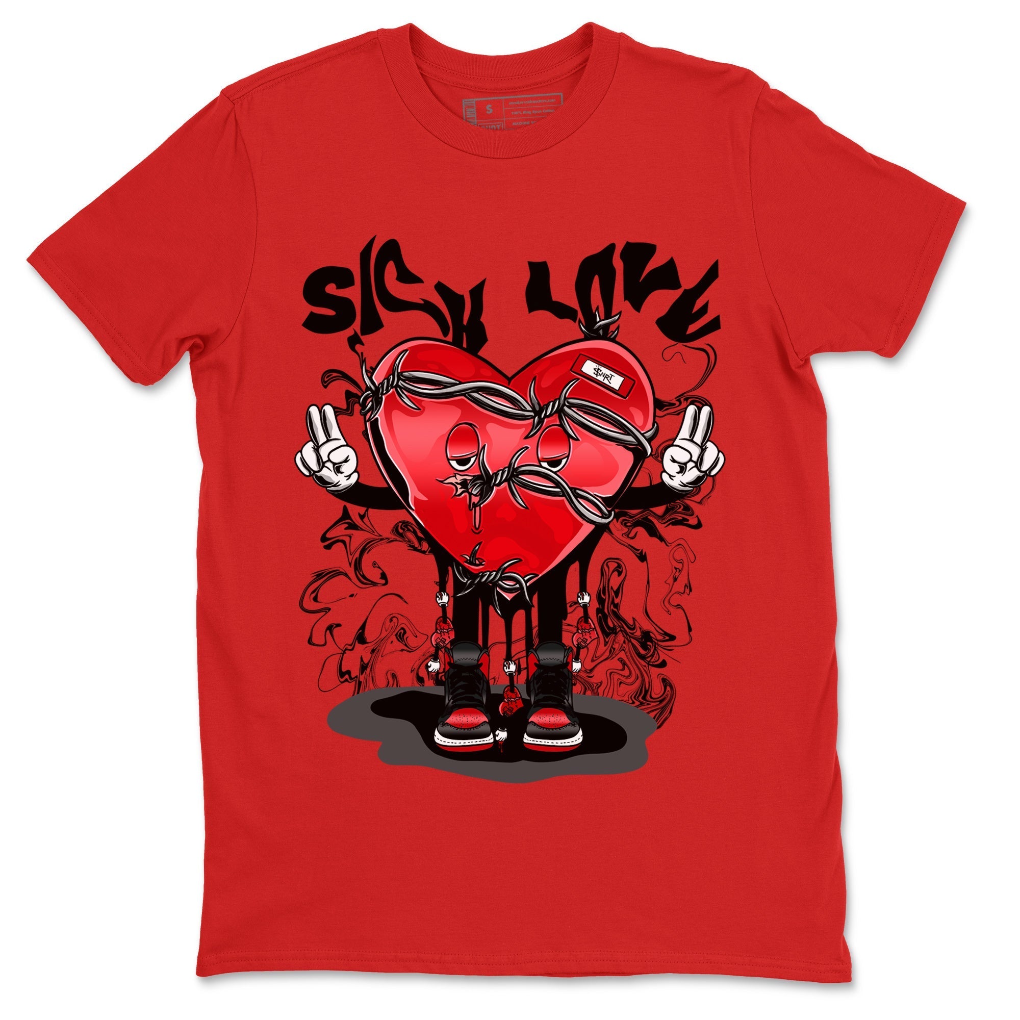 Sick Love Unisex Tops - Air Jordan 1 Satin Bred
