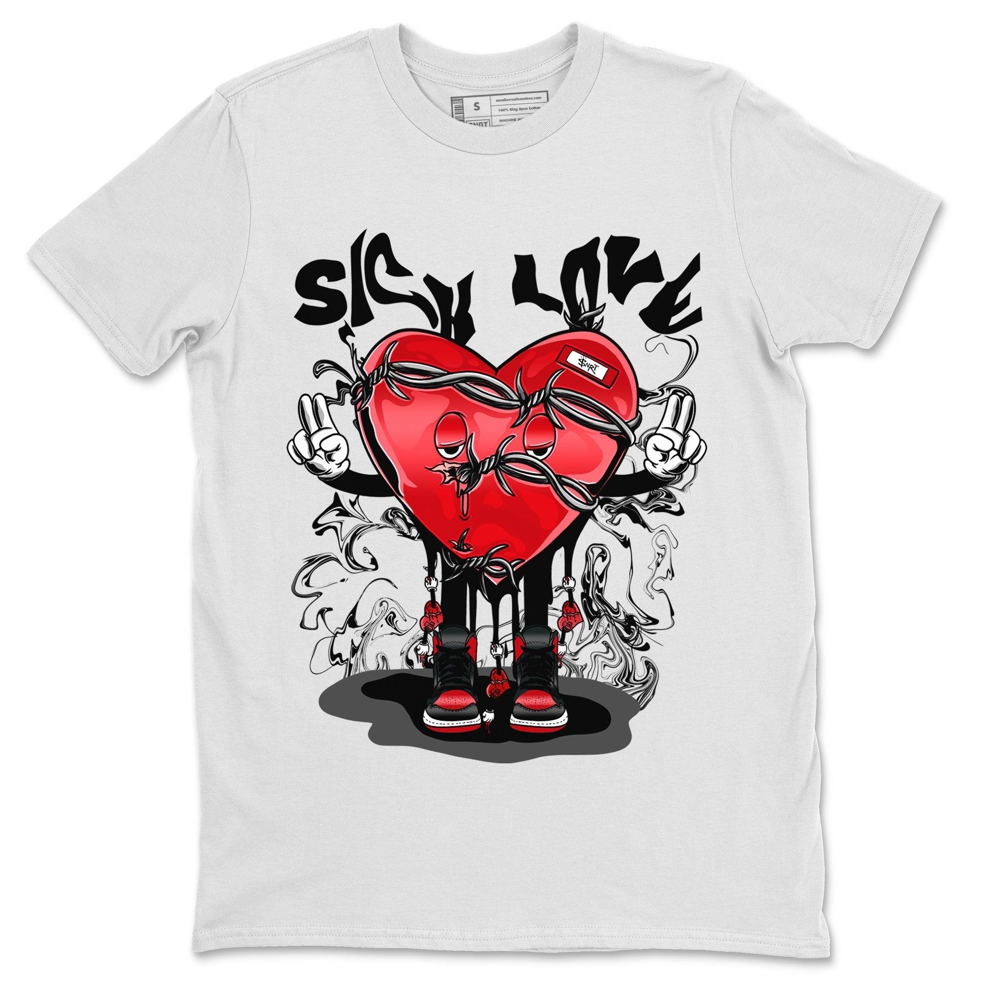 Sick Love Unisex Tops - Air Jordan 1 Satin Bred