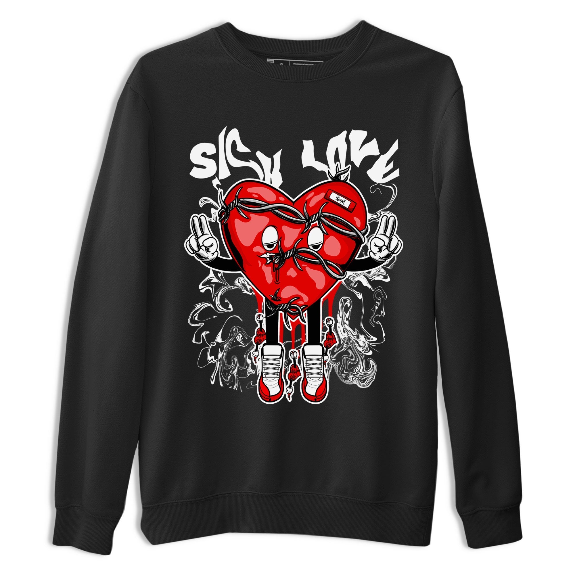 Sick Love snkmatch Tee - Air Jordan 12 Cherry