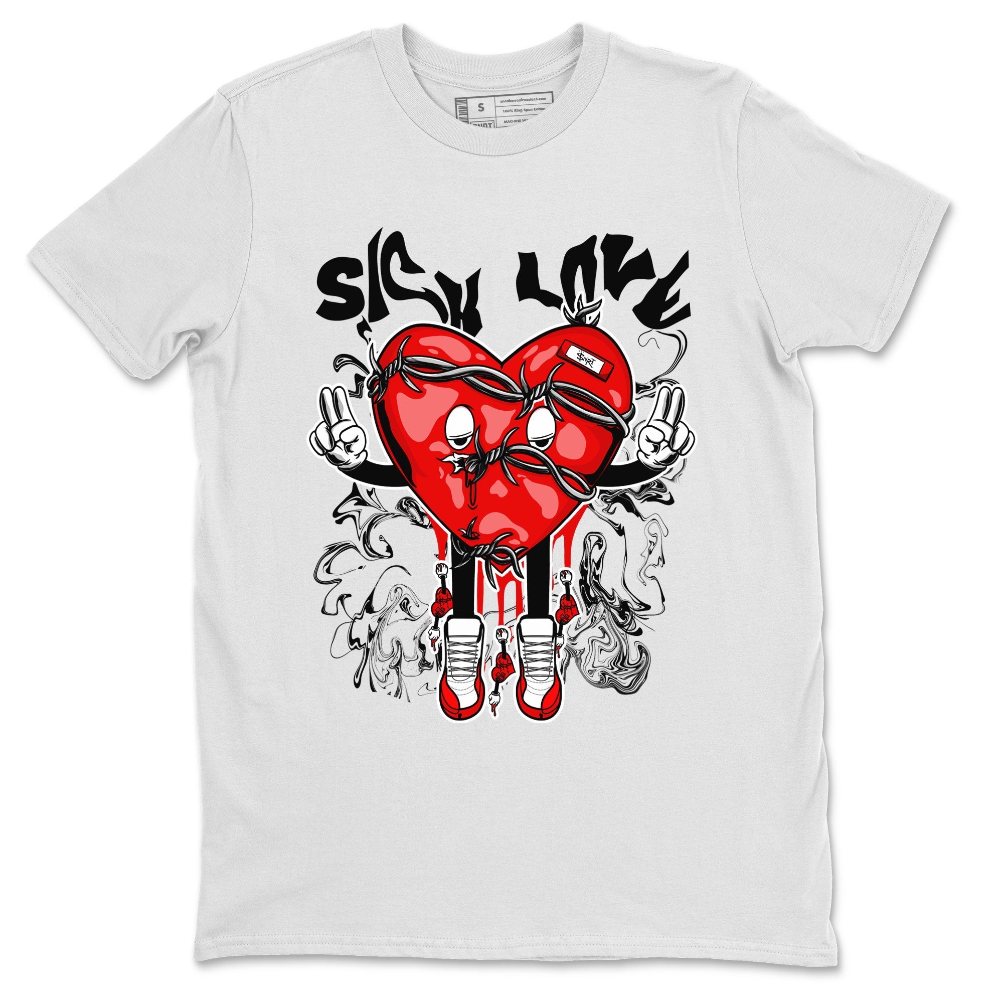 Sick Love snkmatch Tee - Air Jordan 12 Cherry
