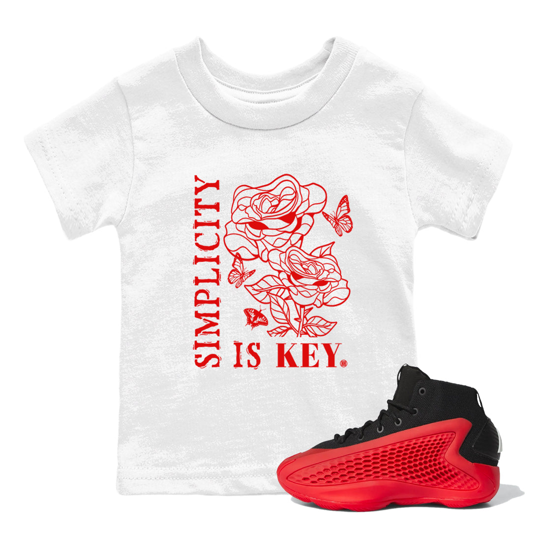 Simplicity Is Key snkmatch Tees Kids - AE 1 Bred