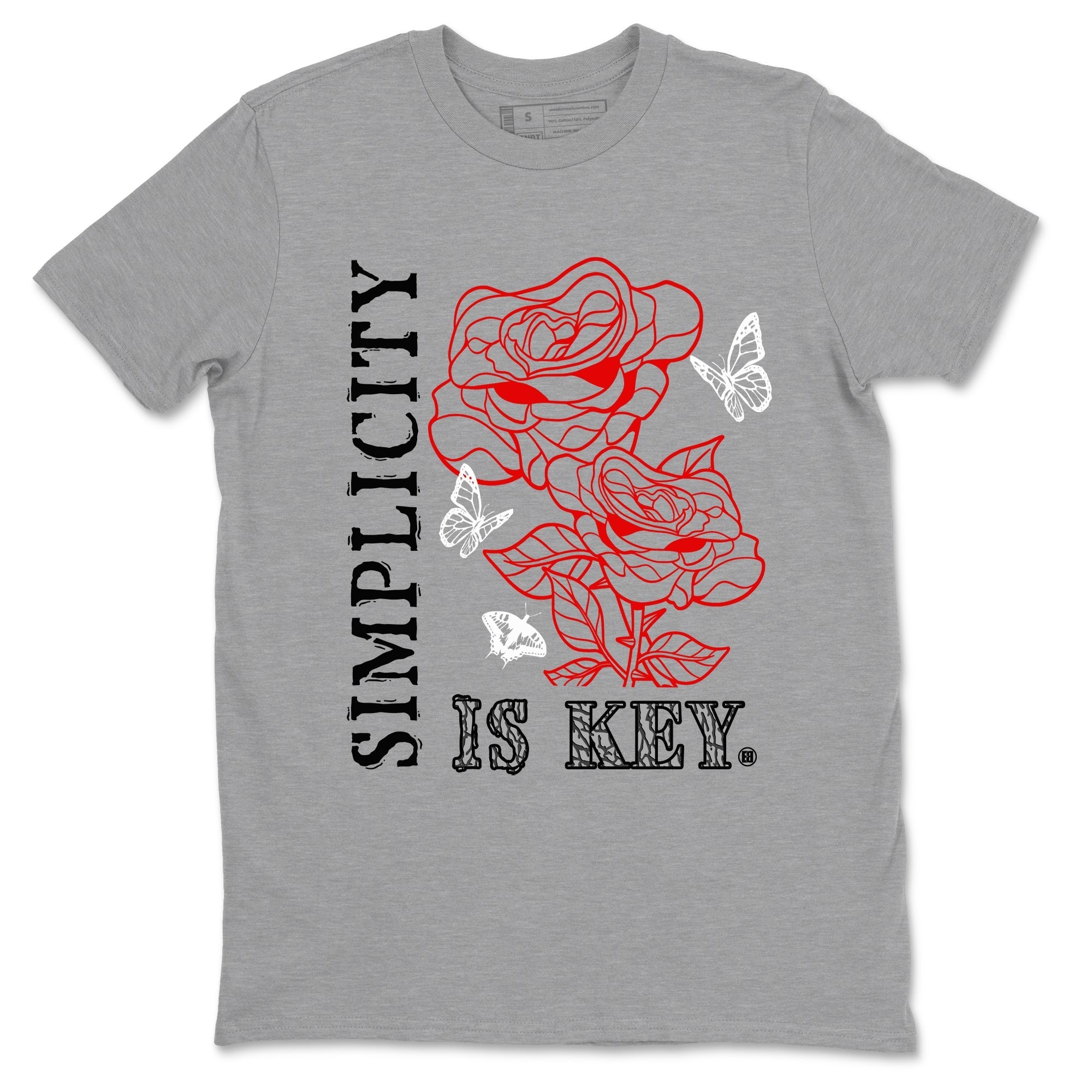 Simplicity Is Key snkmatch Tees - Air Jordan 3 Black Cement