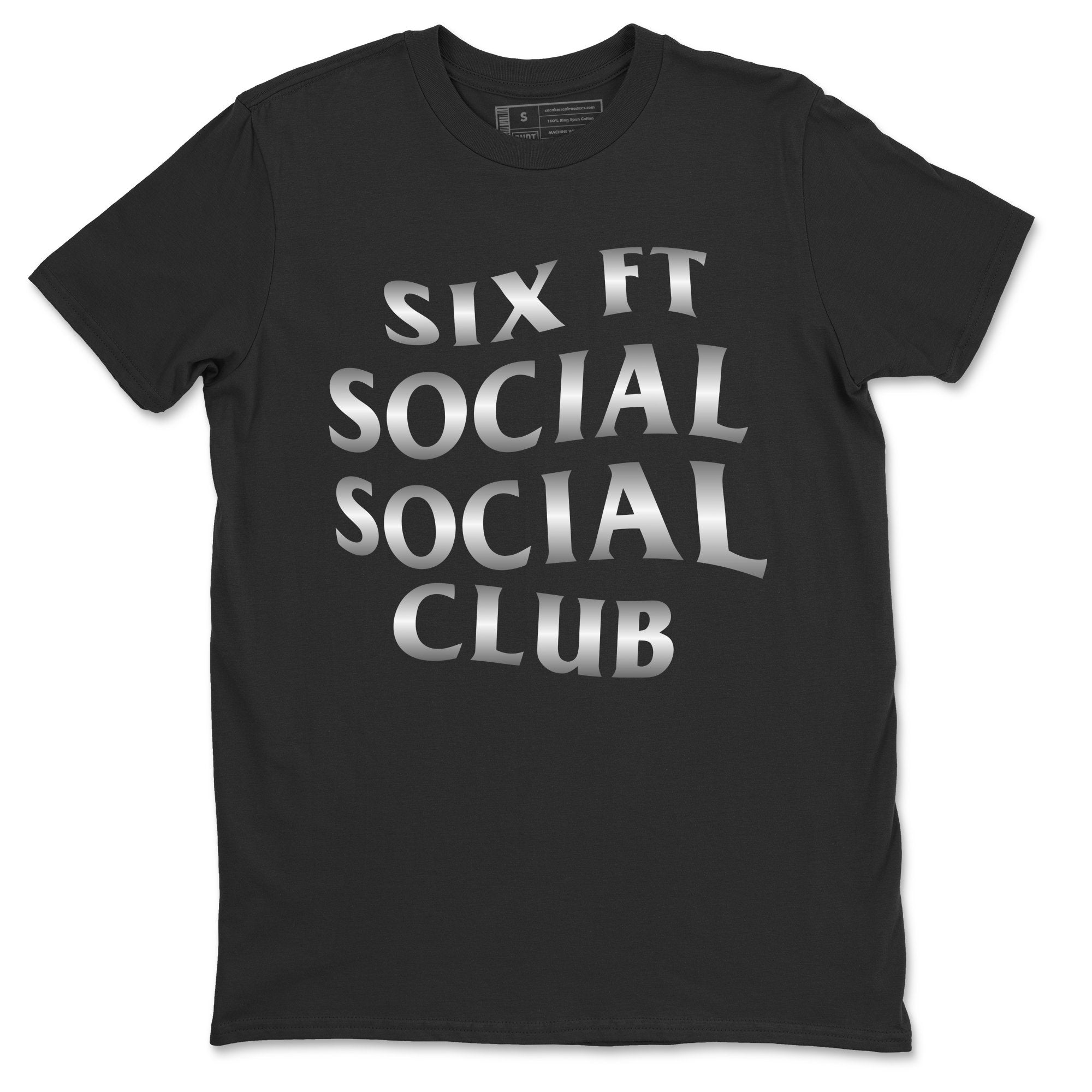 Six FT Social Club Unisex Tops - Air Jordan 1 Silver Toe