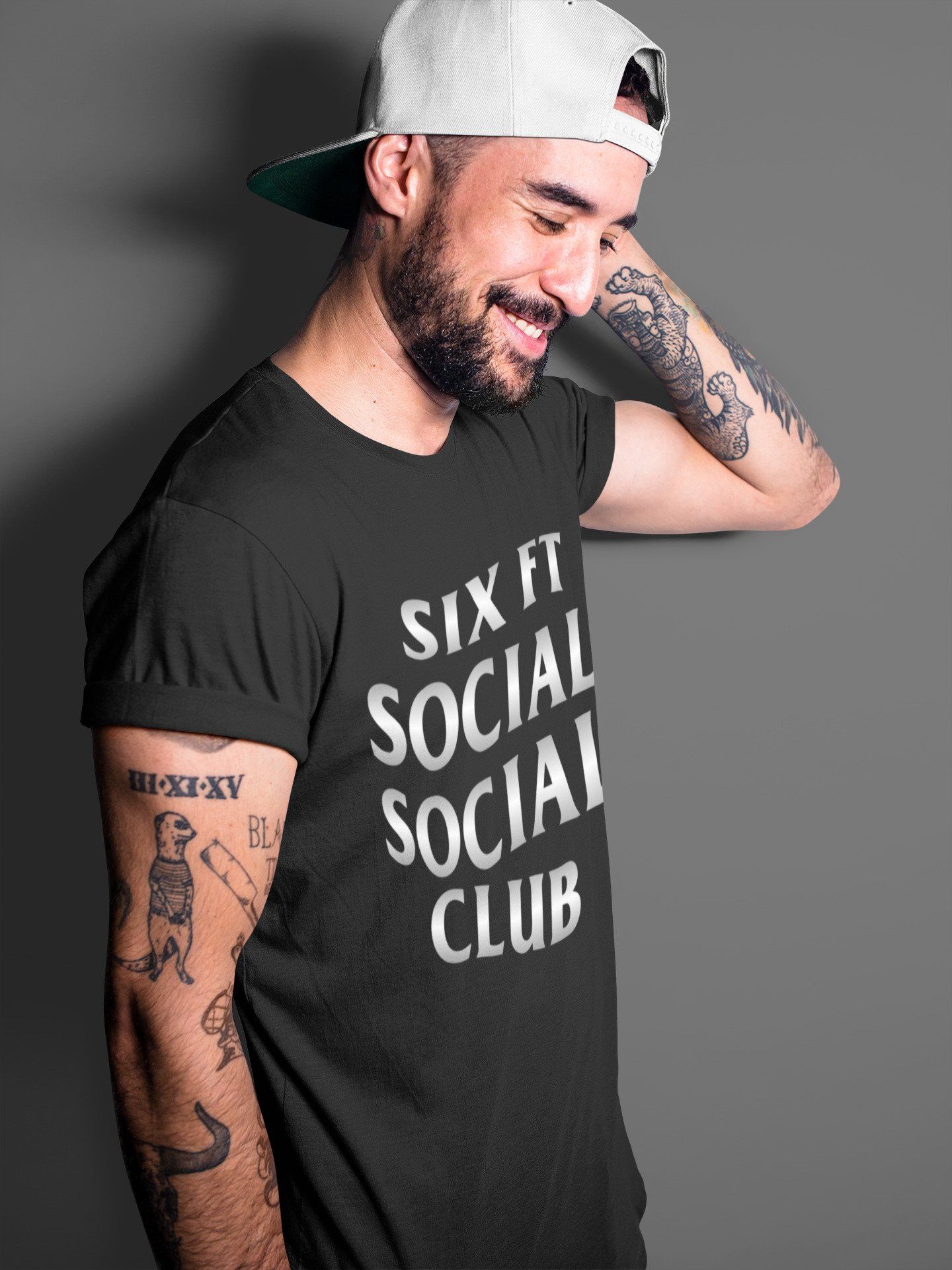 Six FT Social Club Unisex Tops - Air Jordan 1 Silver Toe