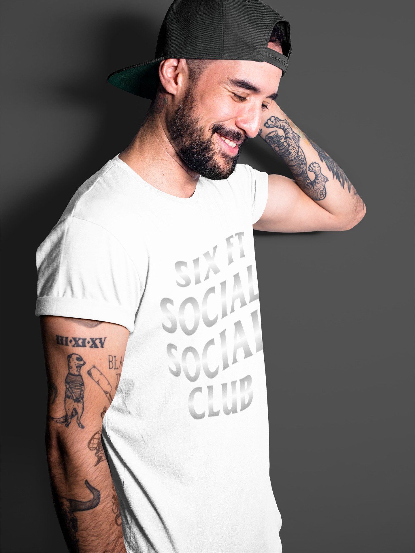 Six FT Social Club Unisex Tops - Air Jordan 1 Silver Toe