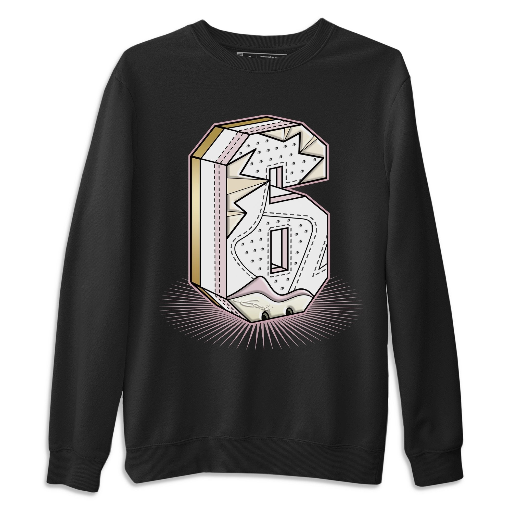 Six Statue Unisex Tops - Air Jordan 6 Gold Hoops