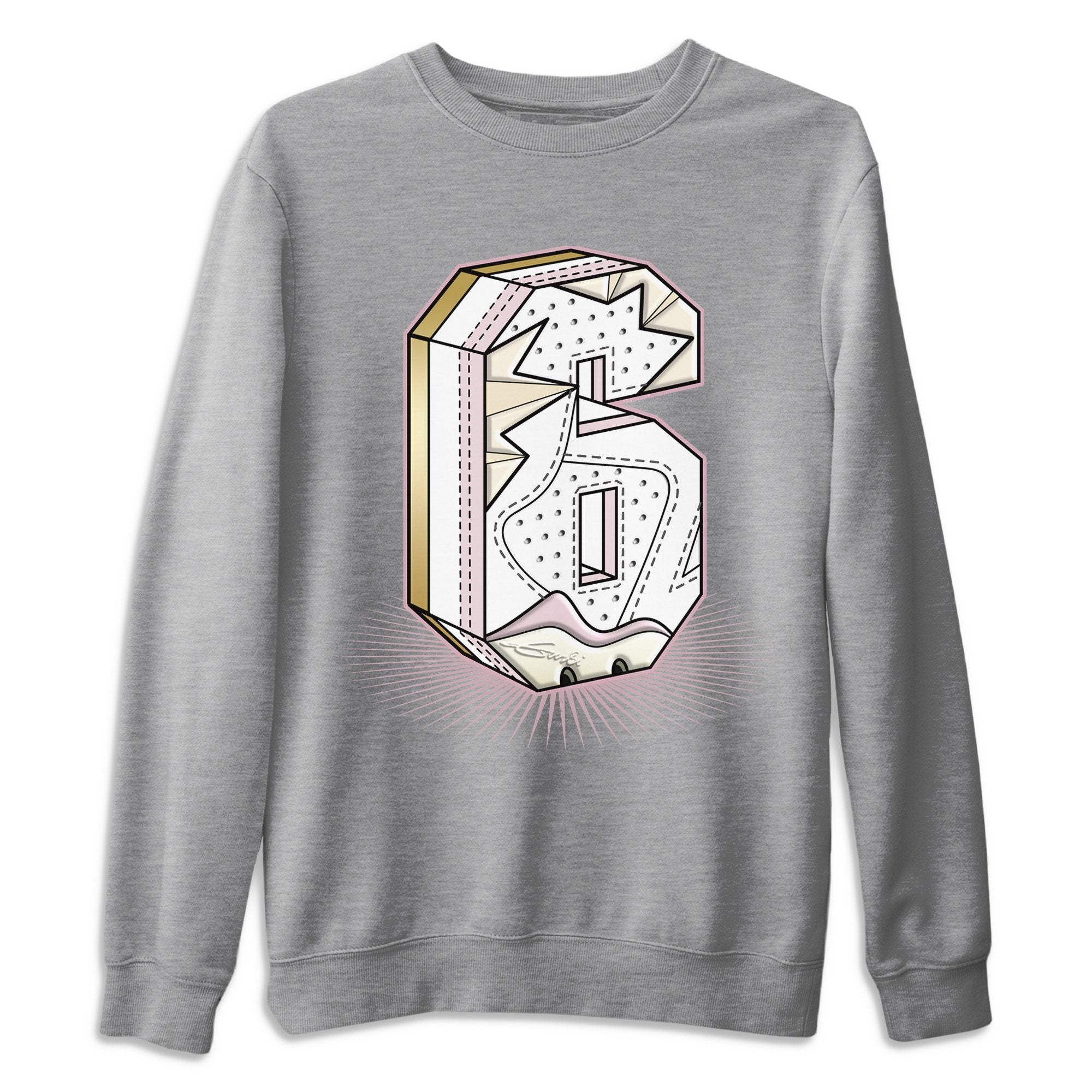 Six Statue Unisex Tops - Air Jordan 6 Gold Hoops