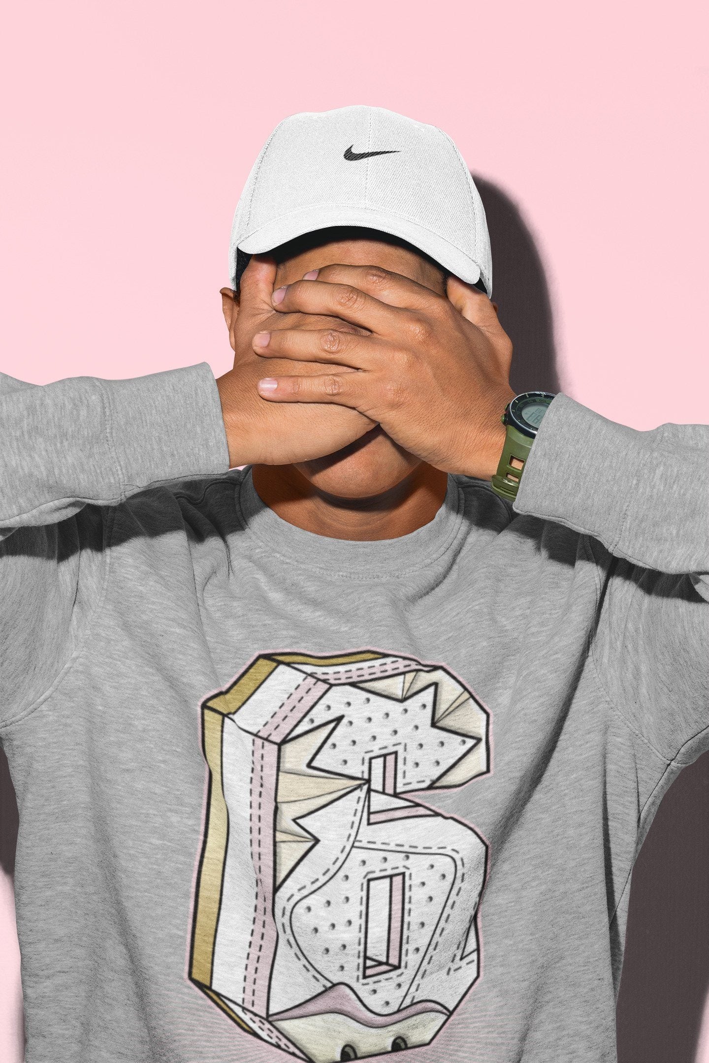 Six Statue Unisex Tops - Air Jordan 6 Gold Hoops