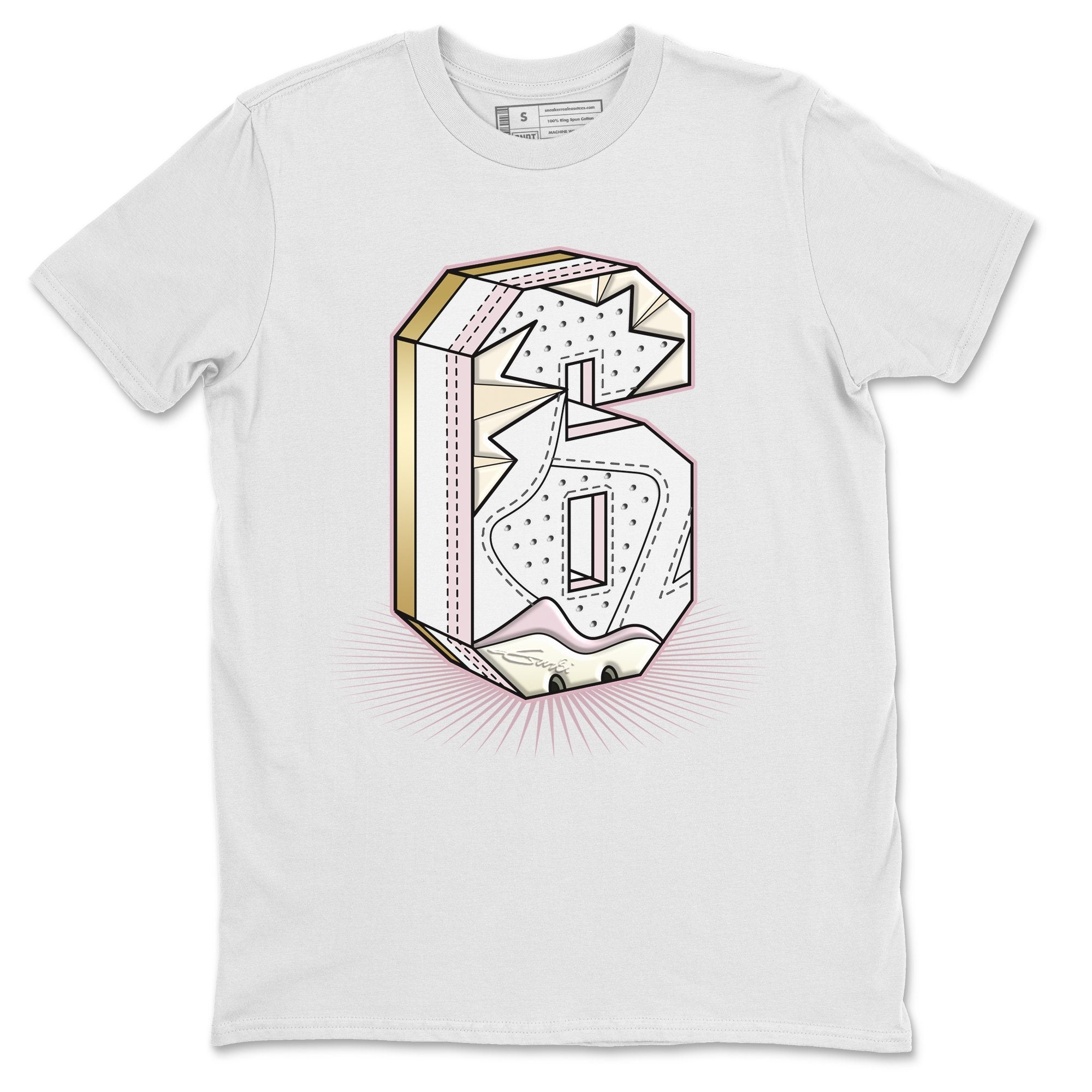 Six Statue Unisex Tops - Air Jordan 6 Gold Hoops