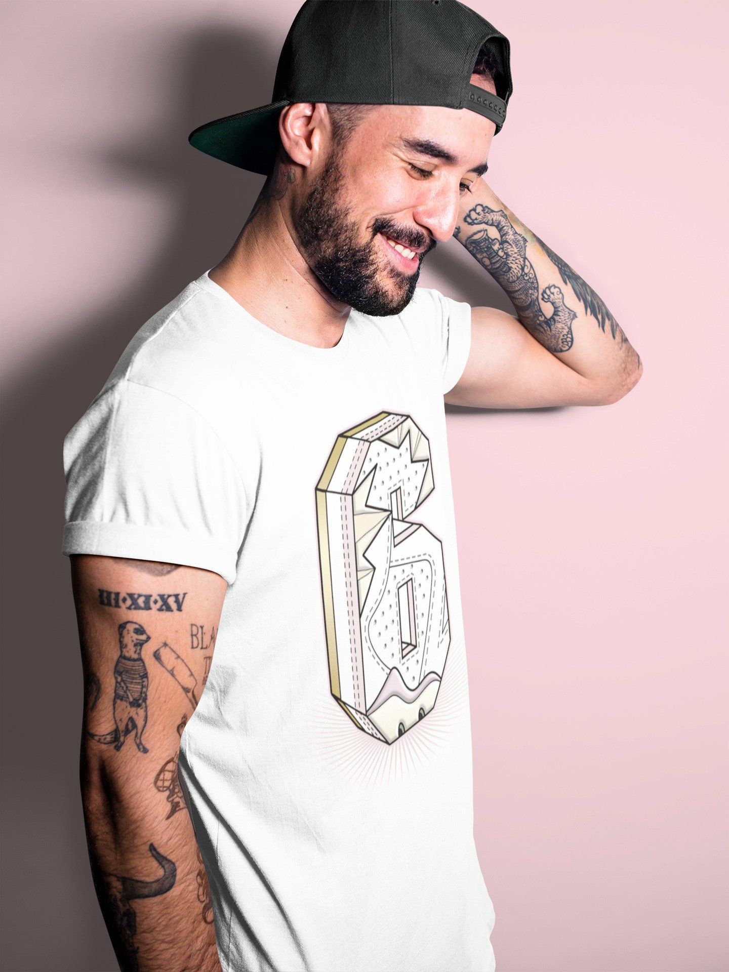 Six Statue Unisex Tops - Air Jordan 6 Gold Hoops