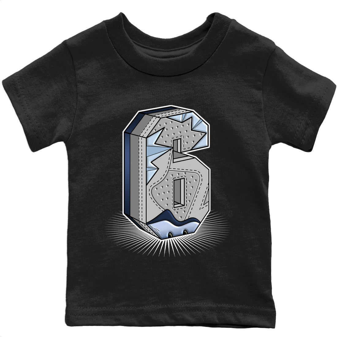 Six Statue Kids Tops - Air Jordan 6 Georgetown