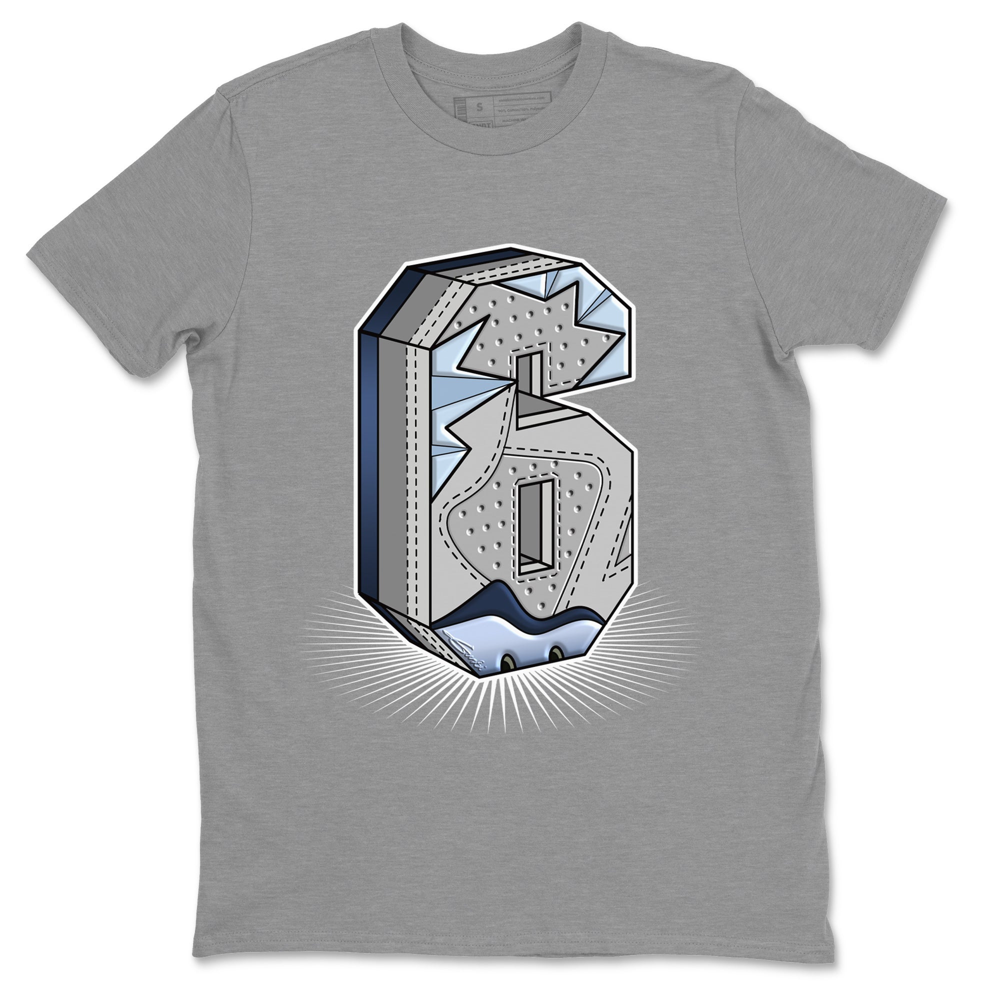 Six Statue Unisex Tops - Air Jordan 6 Georgetown