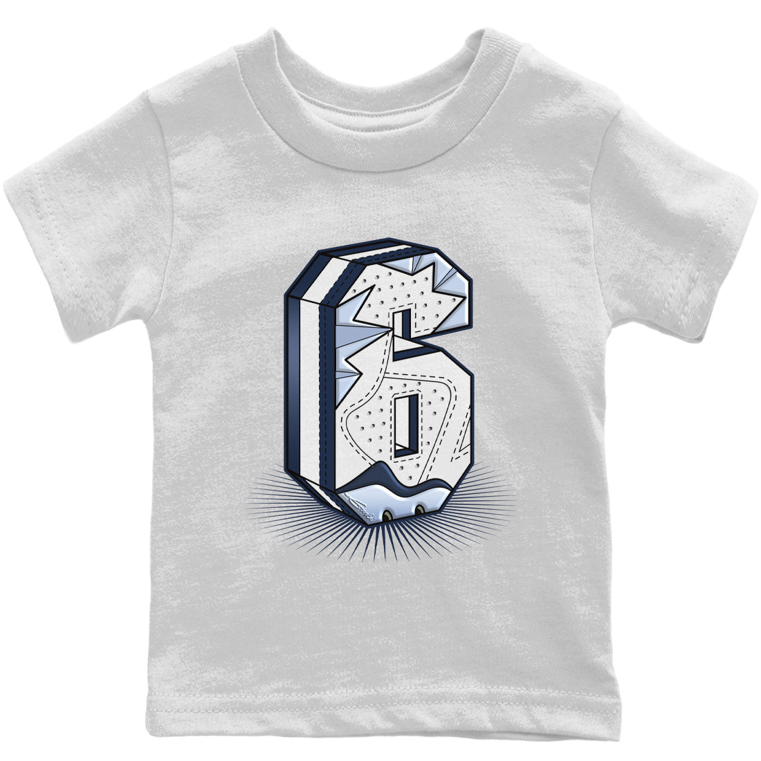 Six Statue Kids Tops - Air Jordan 6 Midnight Navy