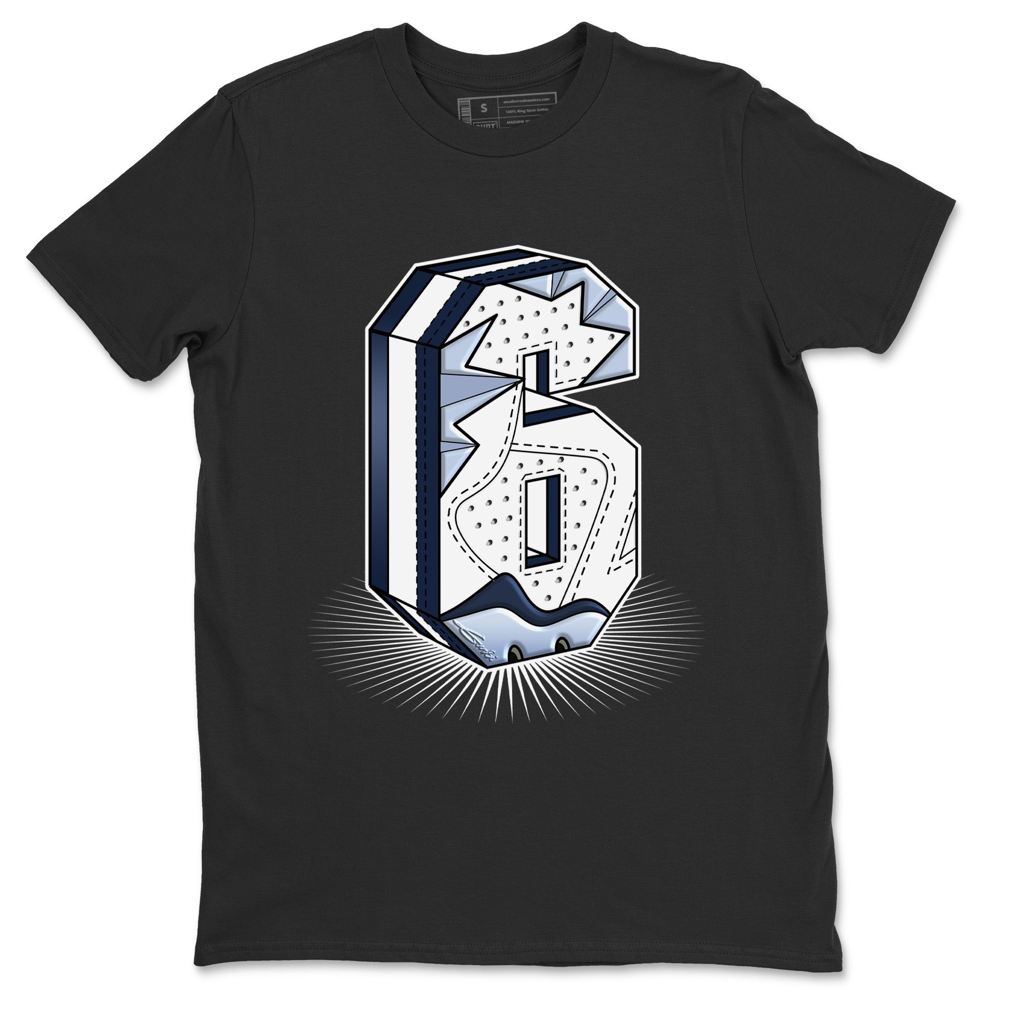 Six Statue Unisex Tops - Air Jordan 6 Midnight Navy