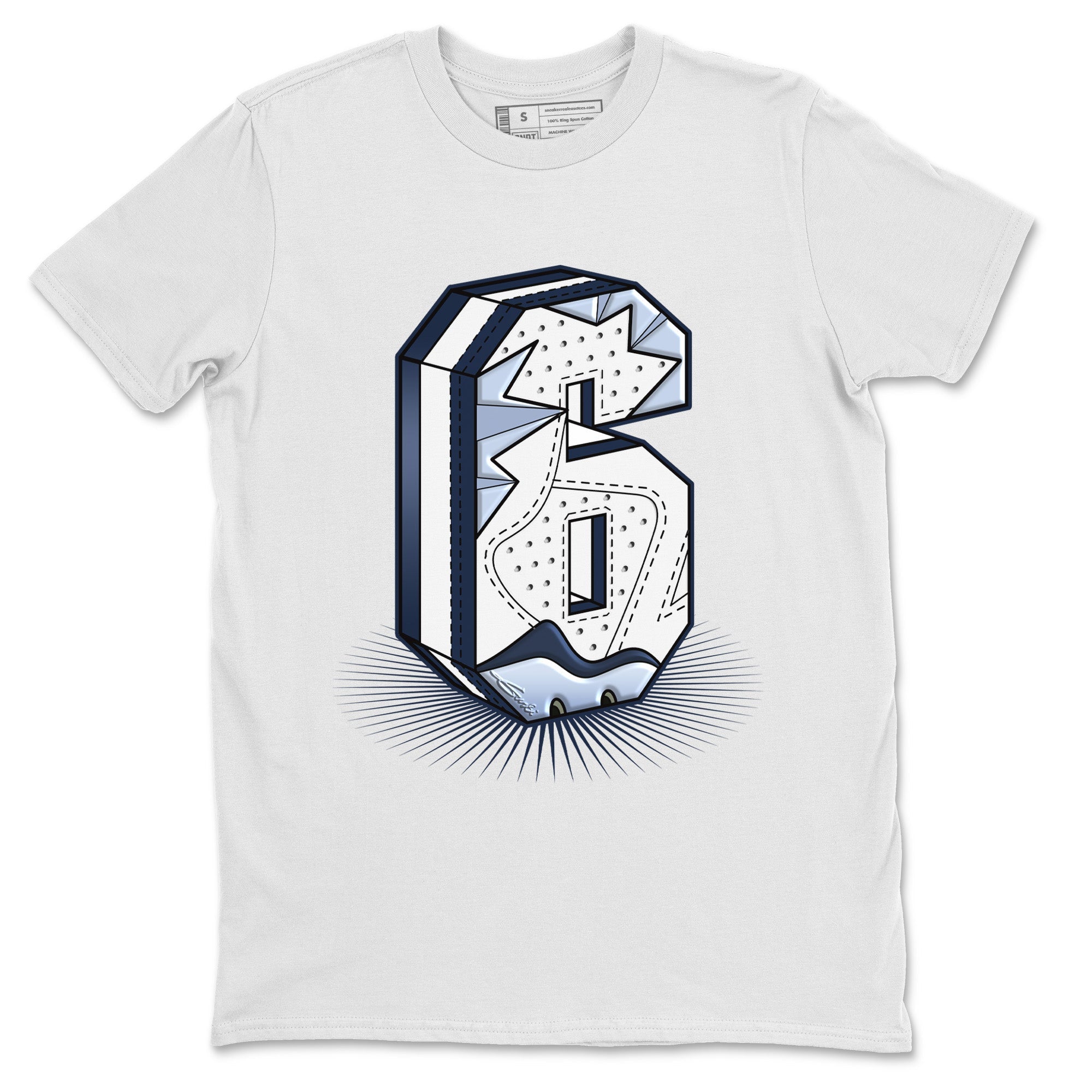 Six Statue Unisex Tops - Air Jordan 6 Midnight Navy