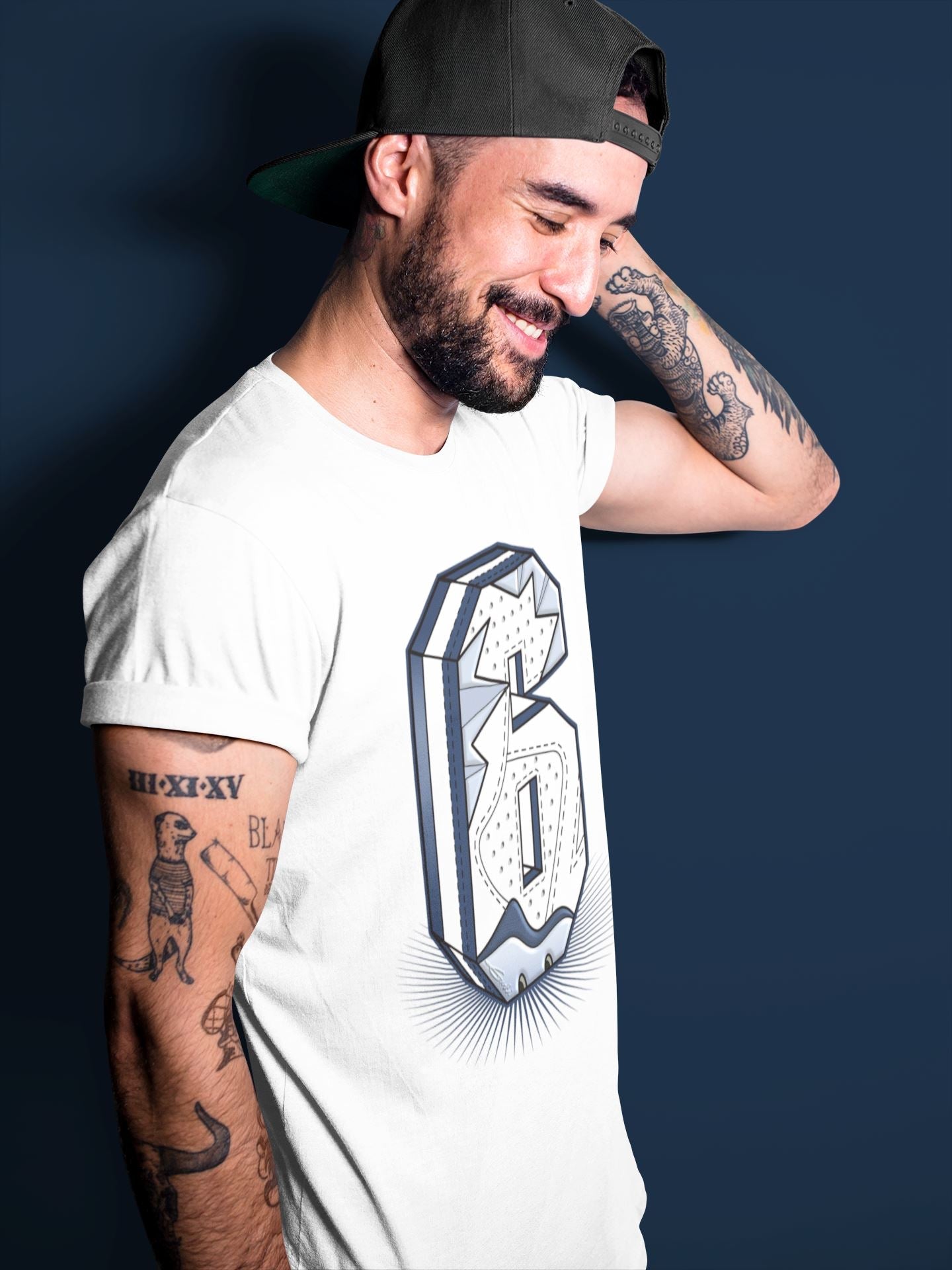 Six Statue Unisex Tops - Air Jordan 6 Midnight Navy