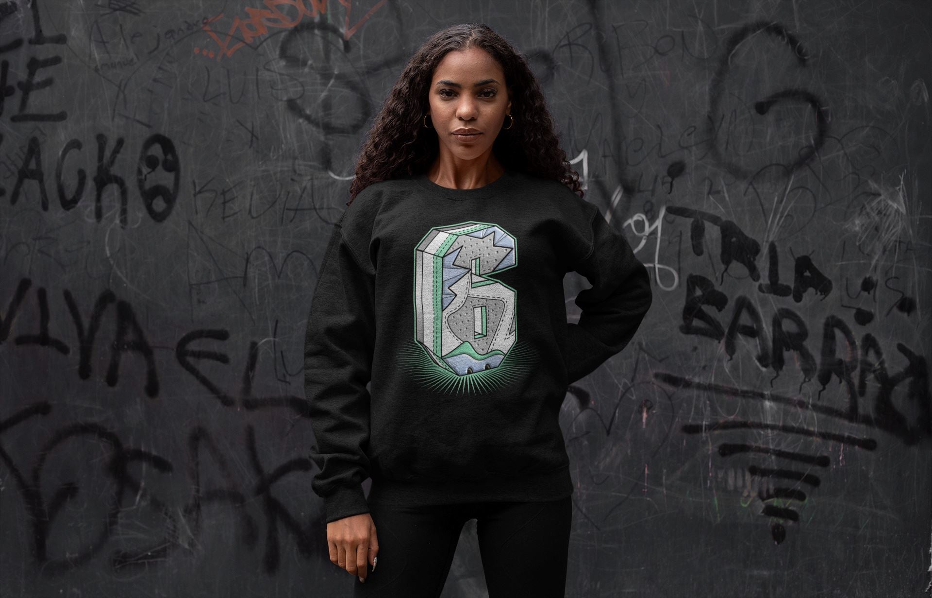 Six Statue Unisex Tops - Air Jordan 6 Mint Foam