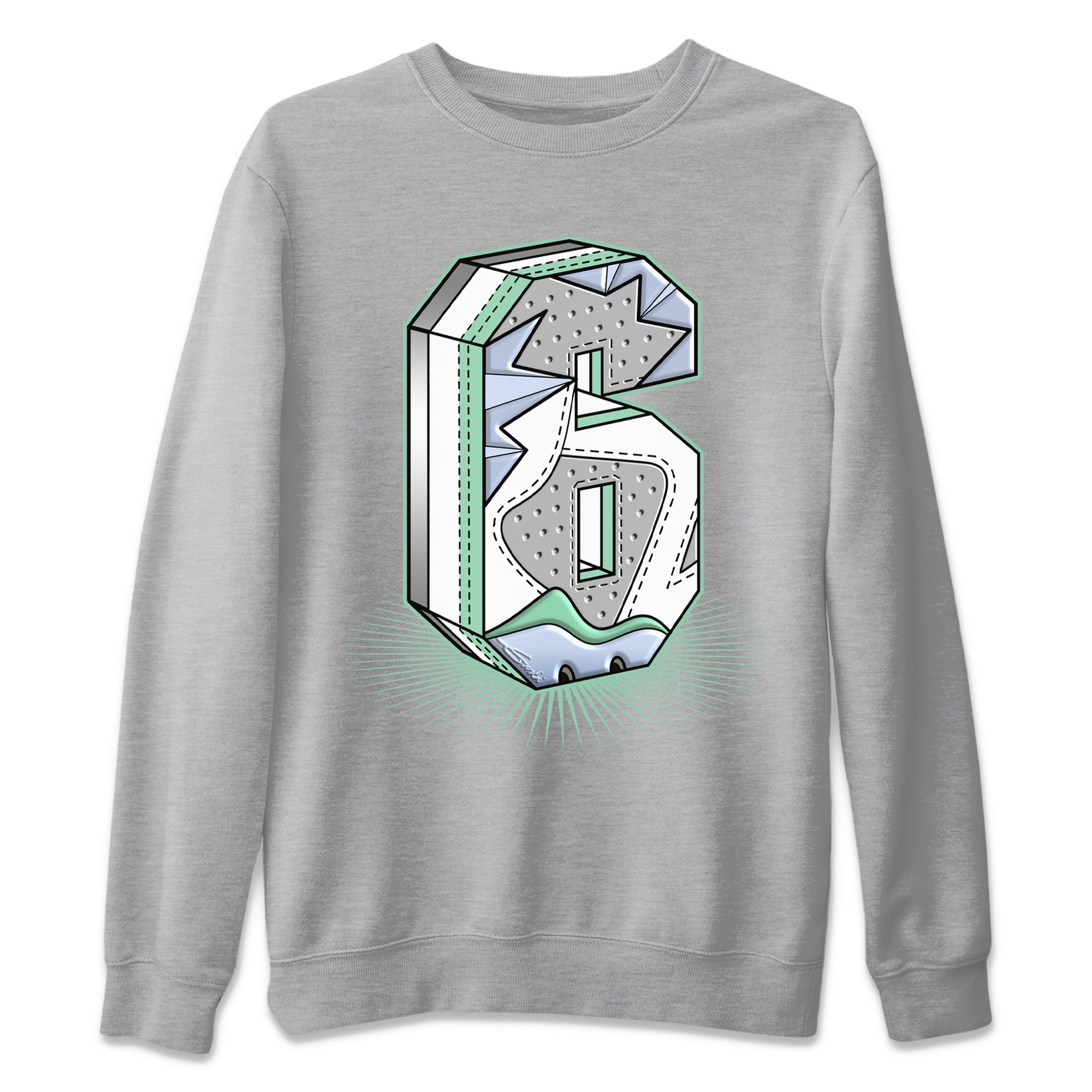 Six Statue Unisex Tops - Air Jordan 6 Mint Foam