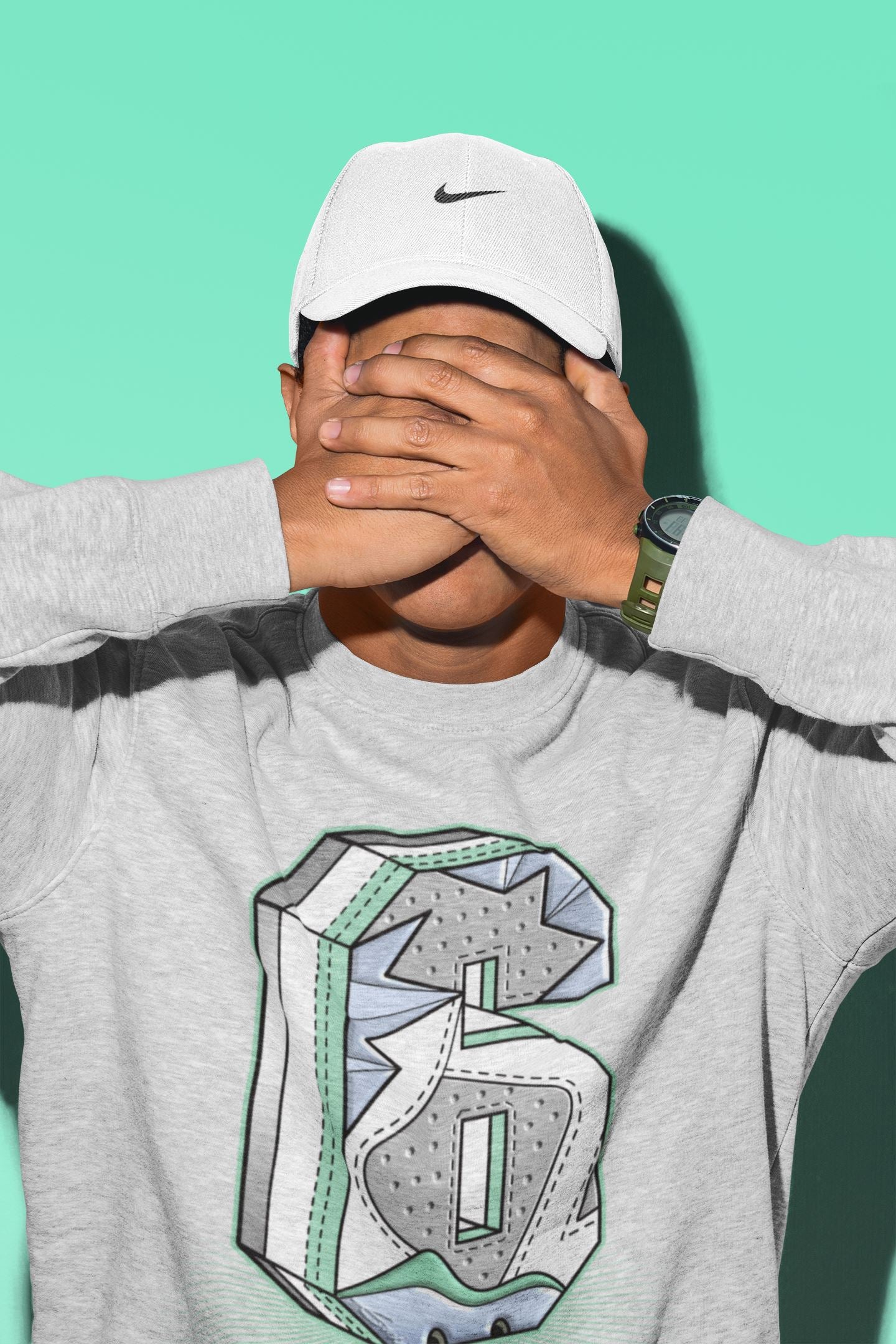 Six Statue Unisex Tops - Air Jordan 6 Mint Foam