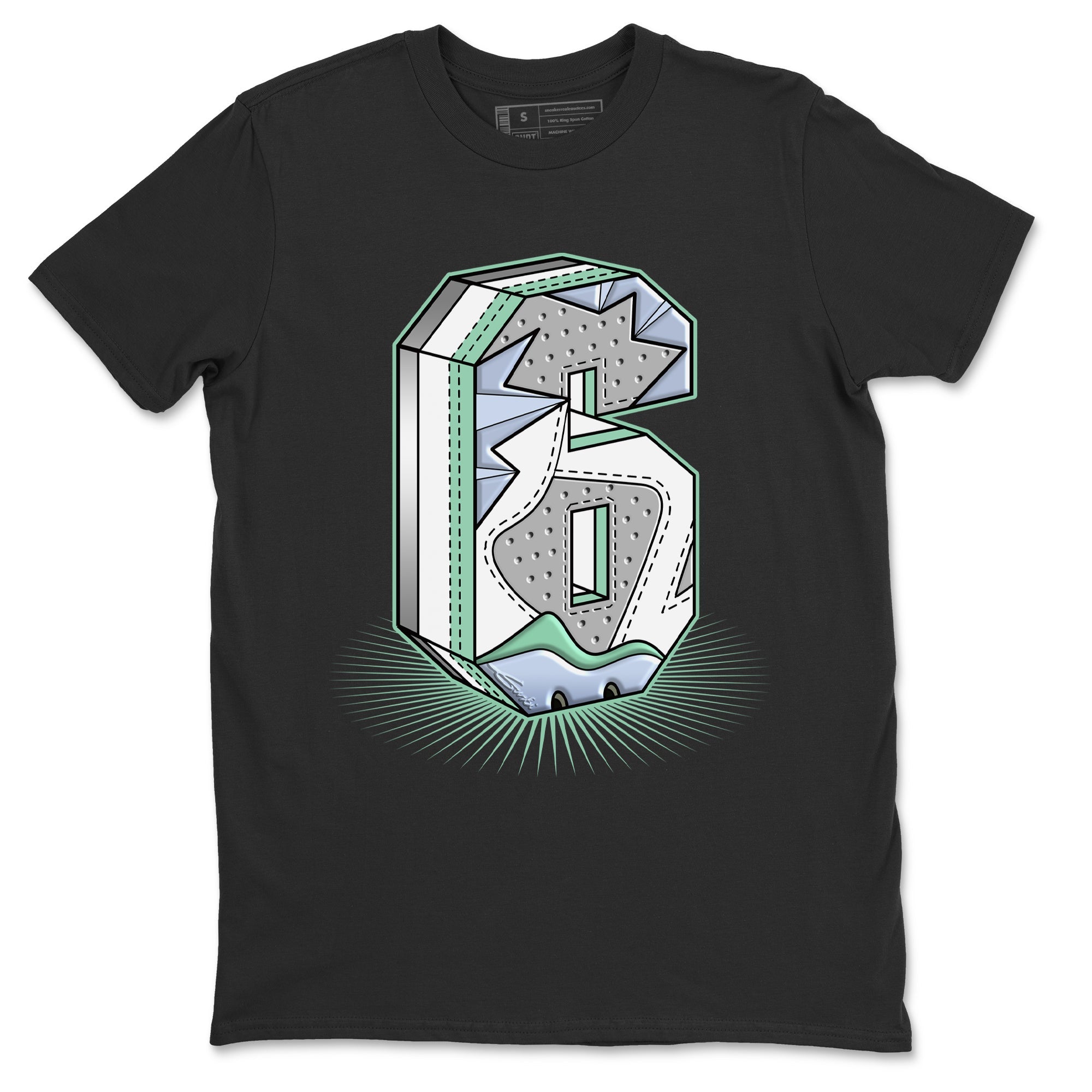 Six Statue Unisex Tops - Air Jordan 6 Mint Foam