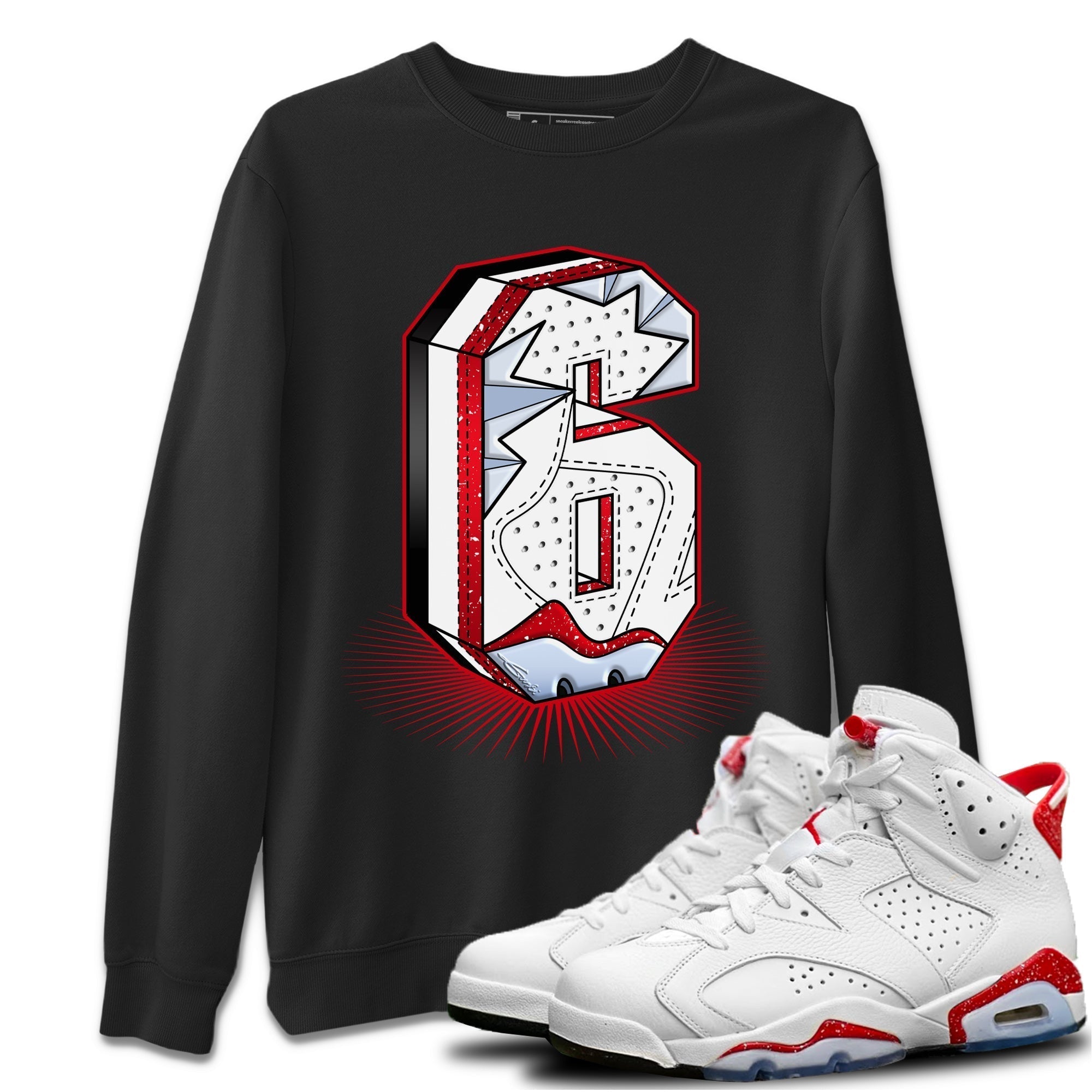 Six Statue Unisex Tops - Air Jordan 6 Red Velvet Cookies