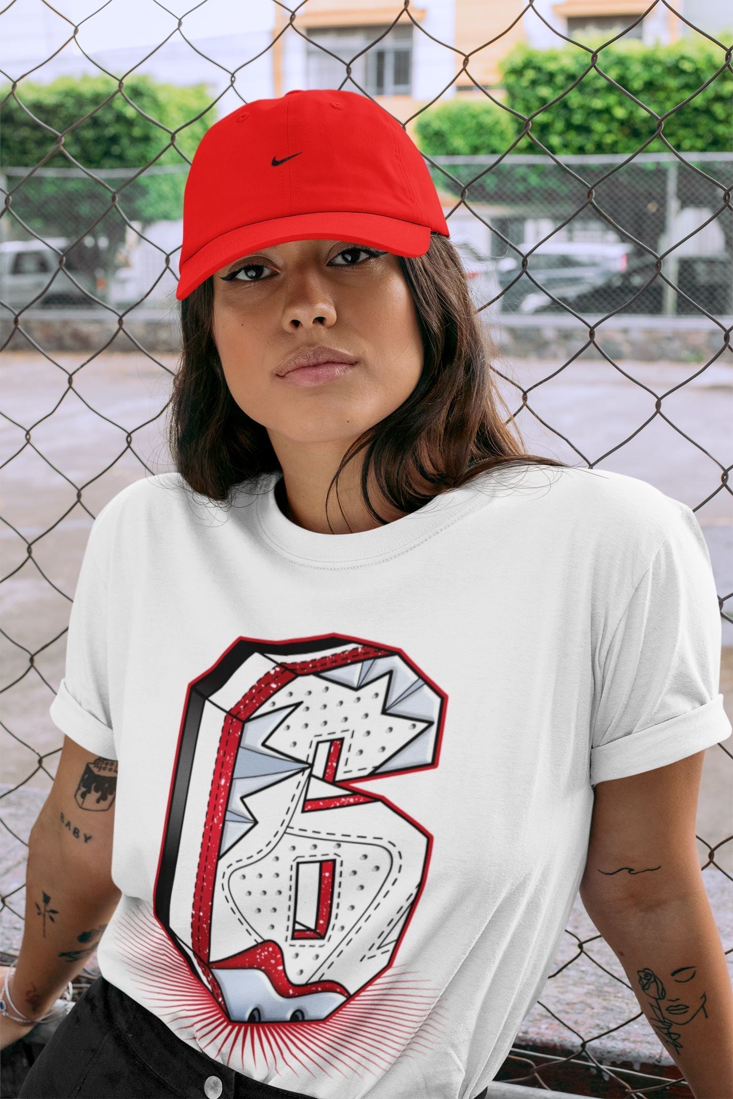 Six Statue Unisex Tops - Air Jordan 6 Red Velvet Cookies
