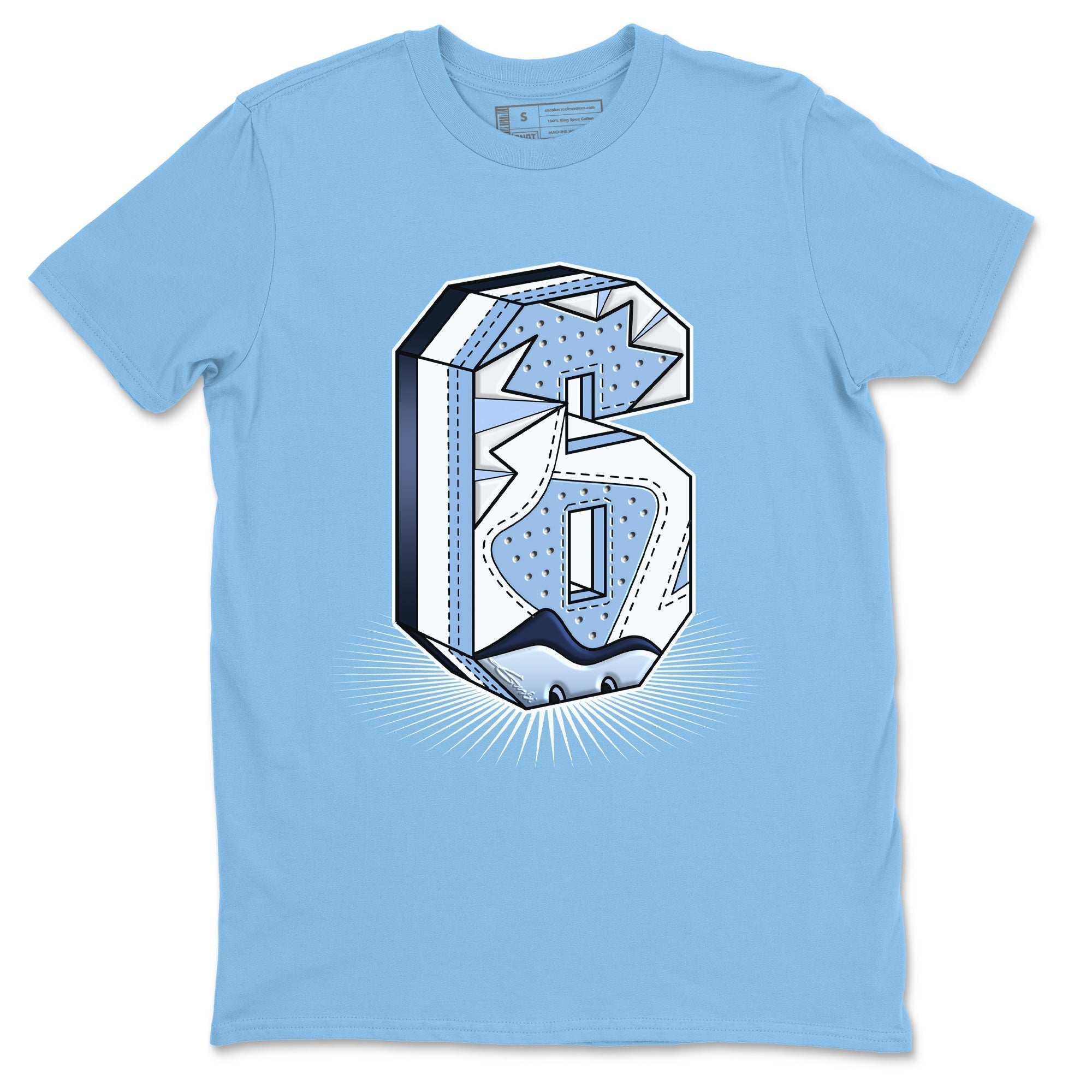 Six Statue Unisex Tops - Air Jordan 6 UNC