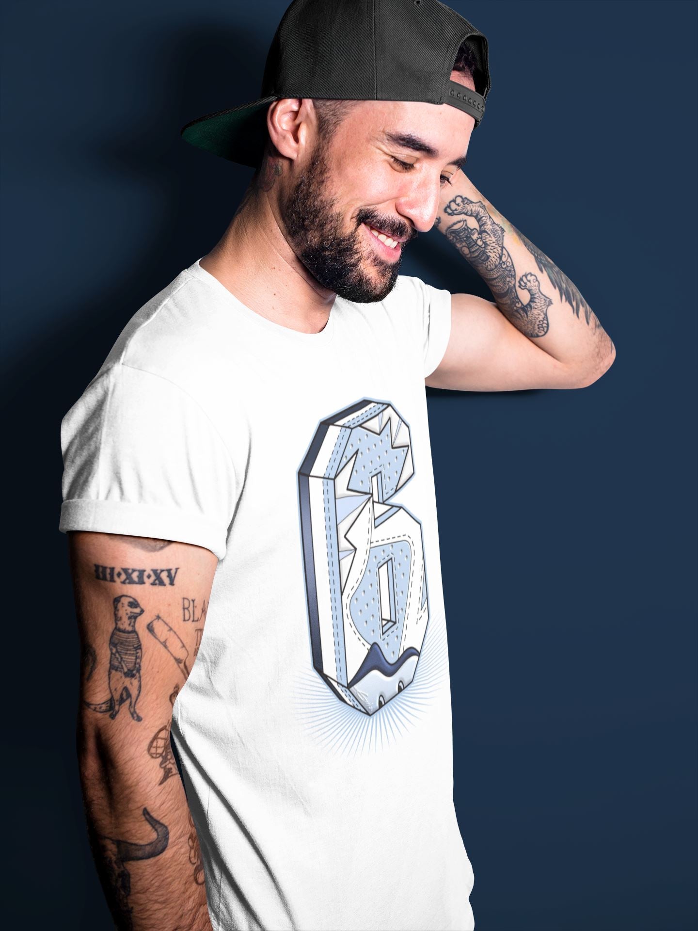 Six Statue Unisex Tops - Air Jordan 6 UNC