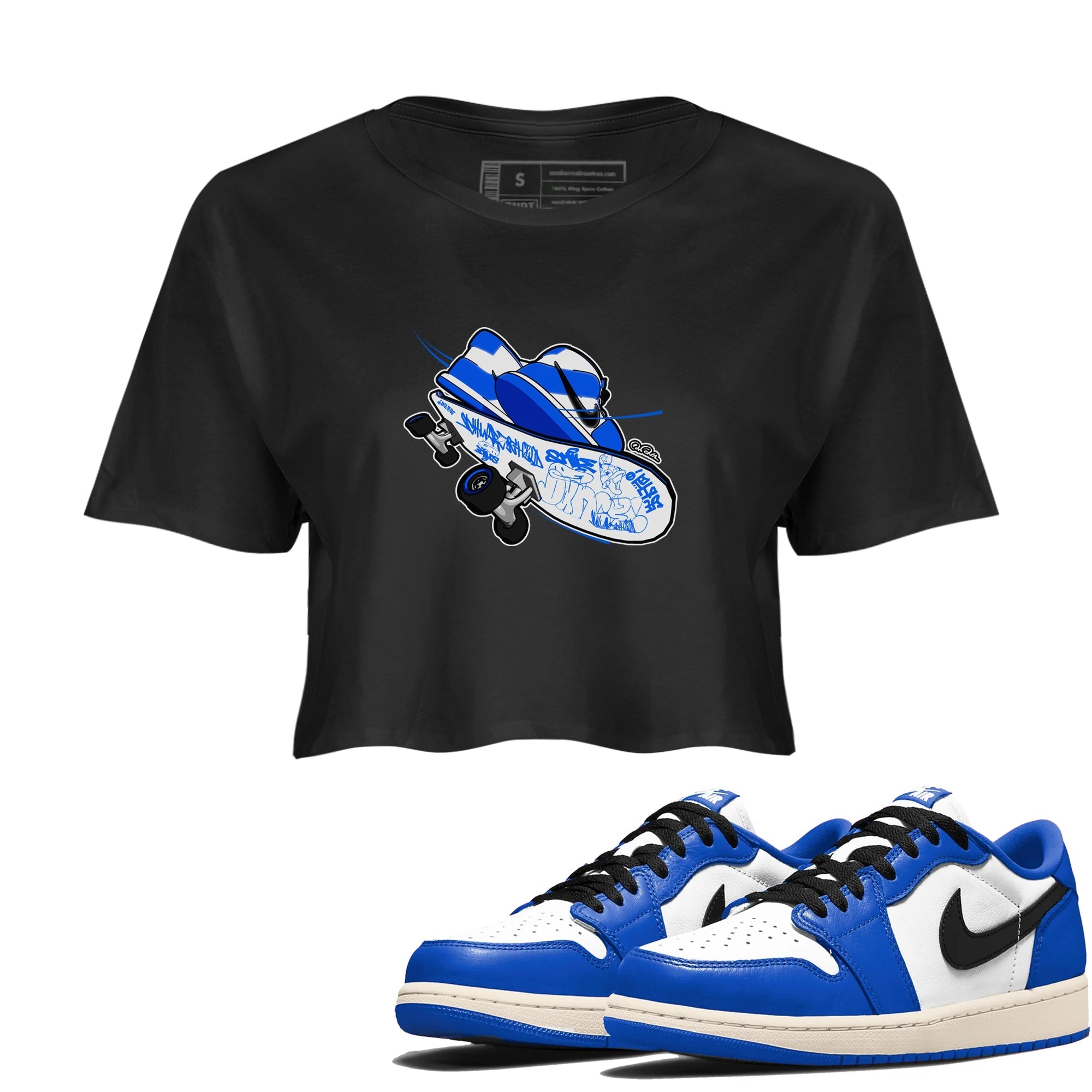 Skateboard snkmatch Women's Top - Air Jordan 1 Game Royal