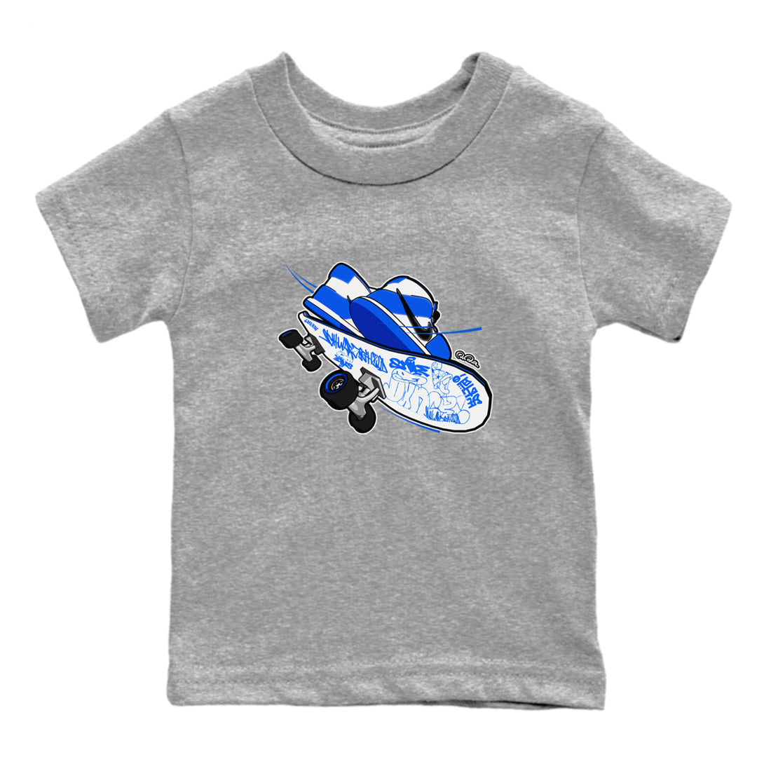 Skateboard snkmatch Tees Kids - Air Jordan 1 Game Royal