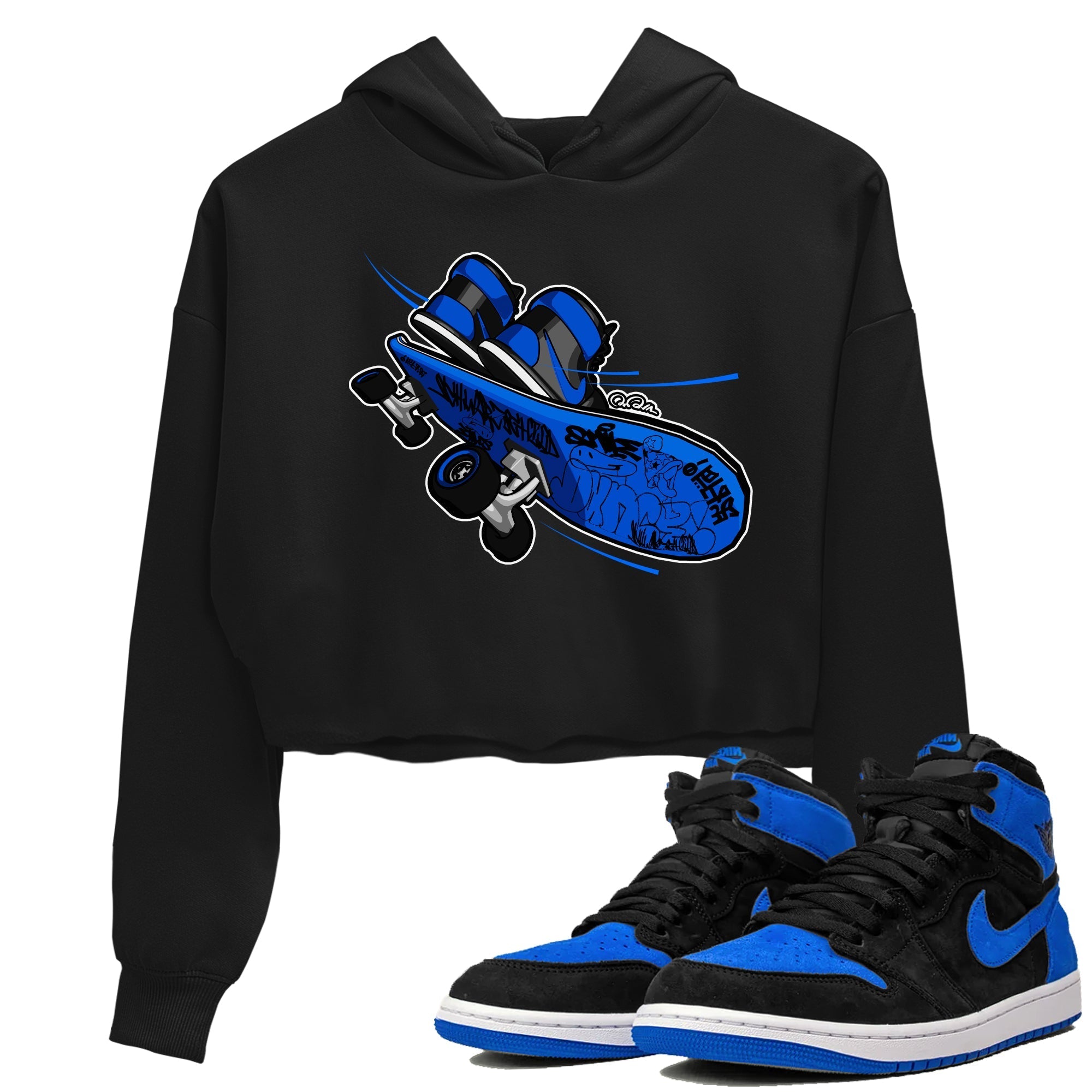 Skateboard snkmatch Women's Top - Air Jordan 1 Royal Reimagined