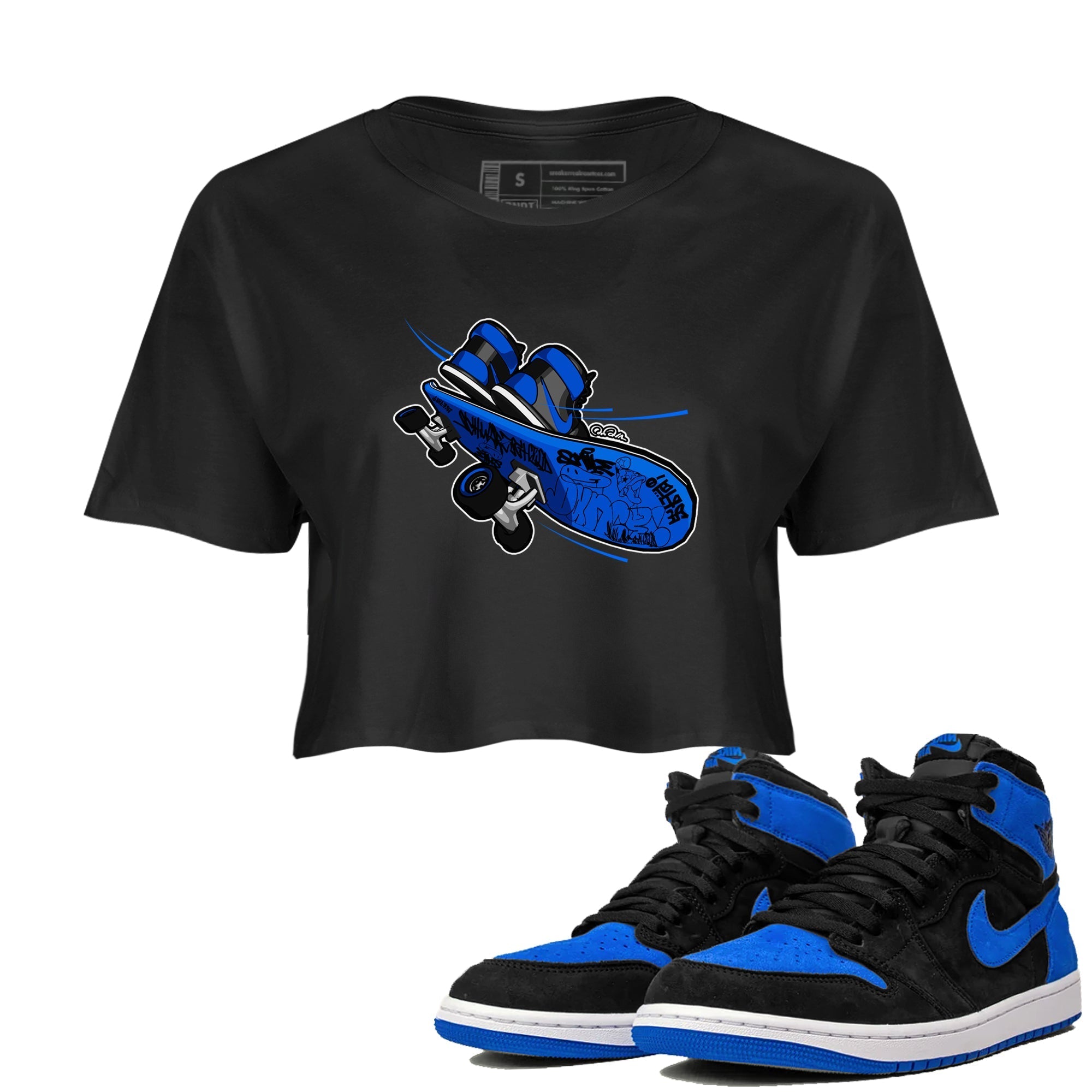 Skateboard snkmatch Women's Top - Air Jordan 1 Royal Reimagined