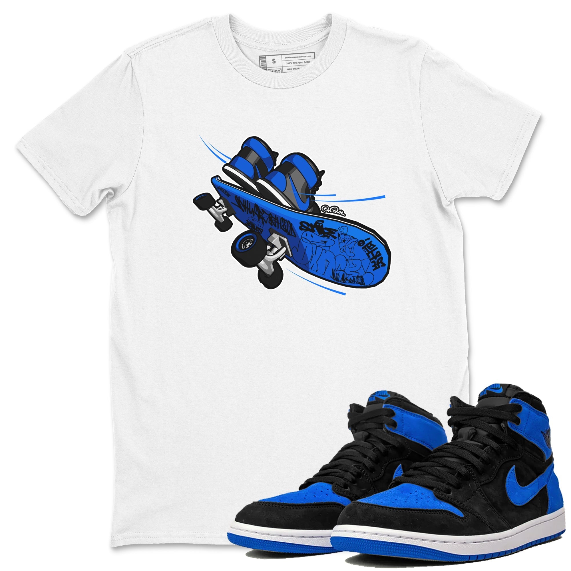 Skateboard snkmatch Tee - Air Jordan 1 Royal Reimagined