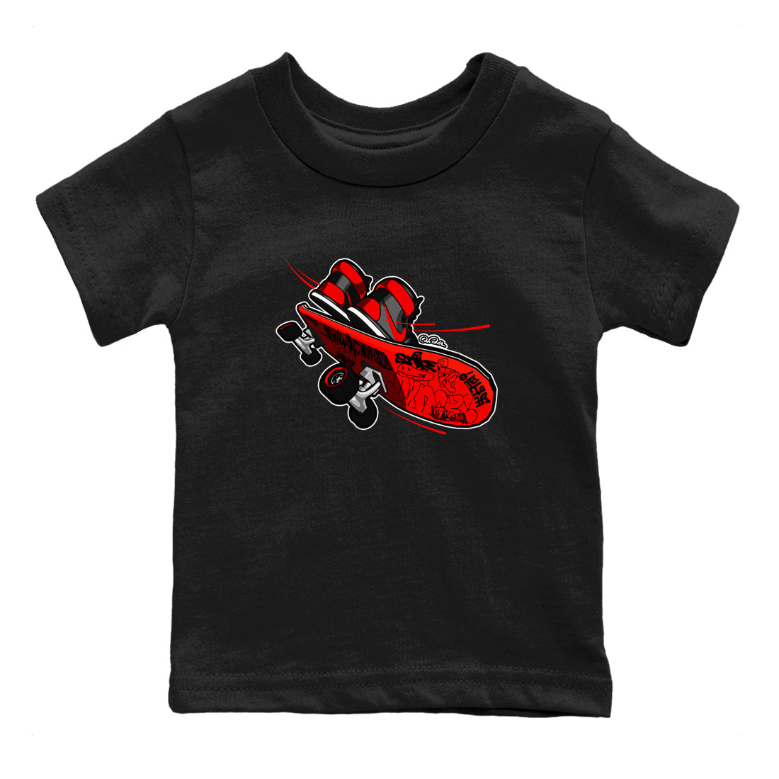 Skateboard snkmatch Tee Kids - Air Jordan 1 Satin Bred
