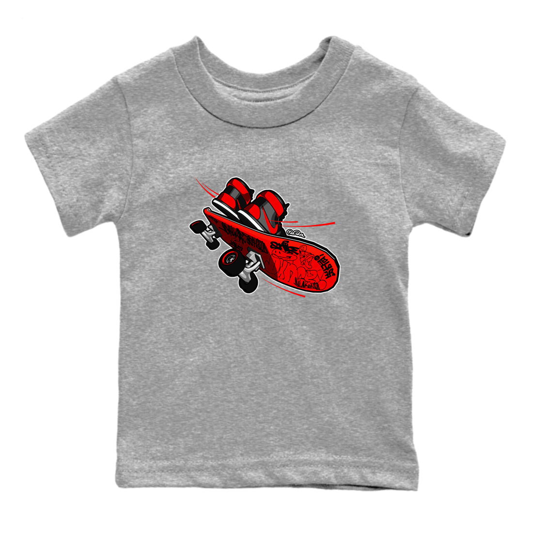 Skateboard snkmatch Tee Kids - Air Jordan 1 Satin Bred